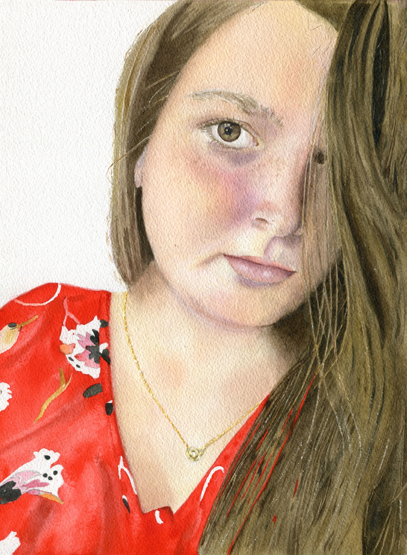 ThenSheTookaSelfie_Candace_Cima_watercolor_16x12.jpg