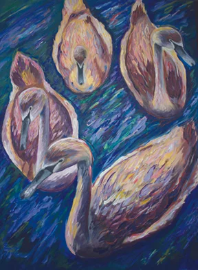 Lechler_Kathy_BabySwans_Acrylic_28x40.jpg