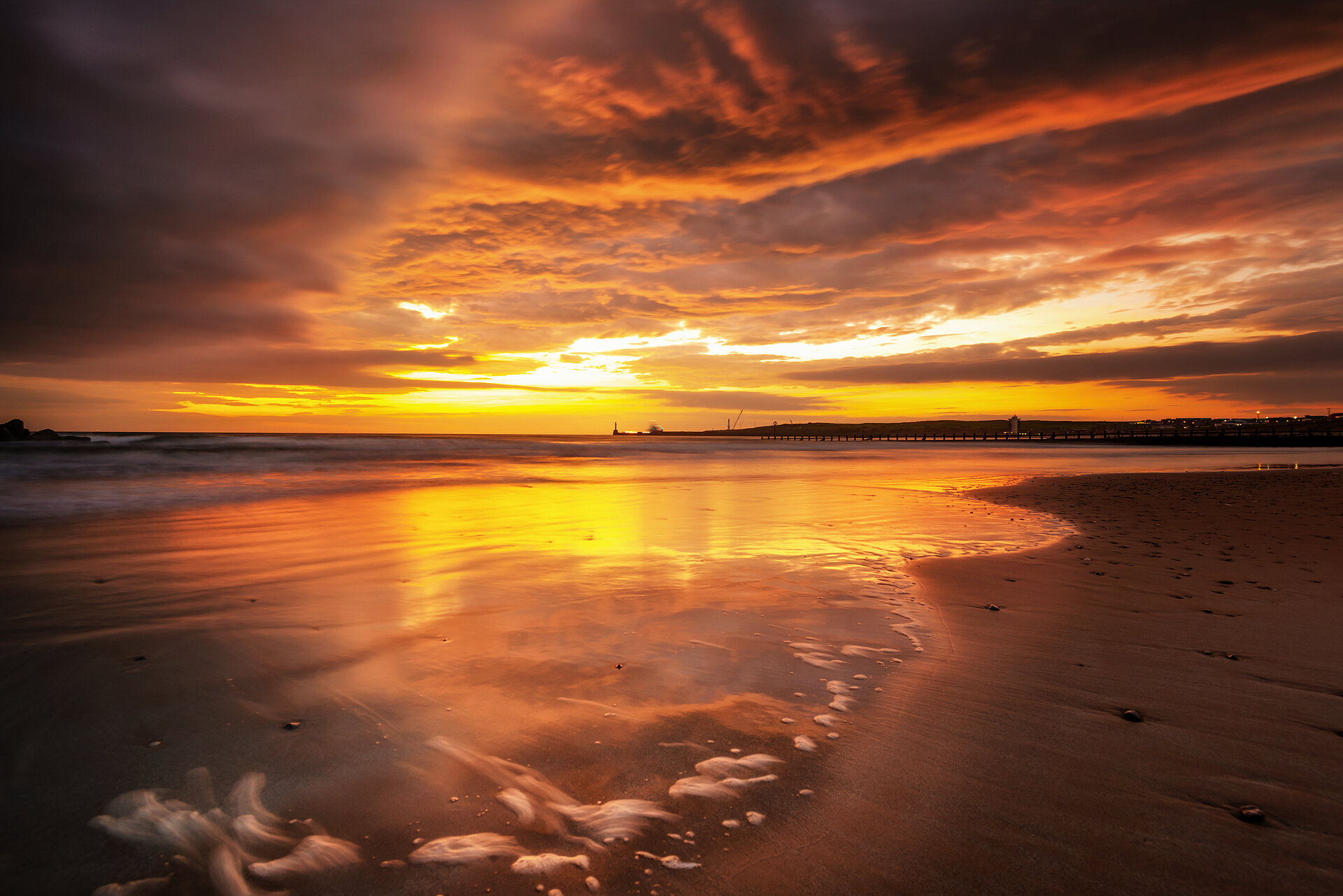  The Awakening  Sunrise, Aberdeen Beach, Scotland 