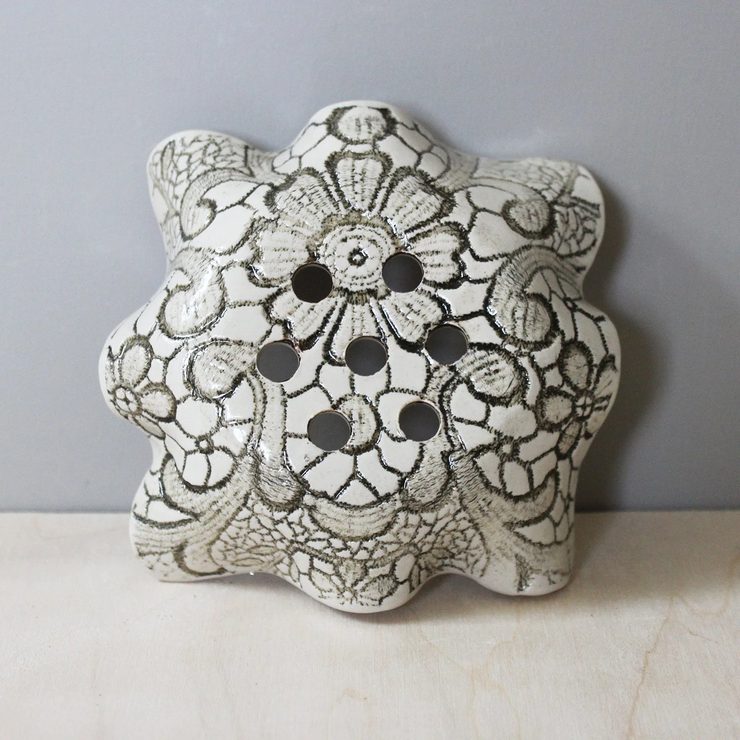 White Lace Flower Top