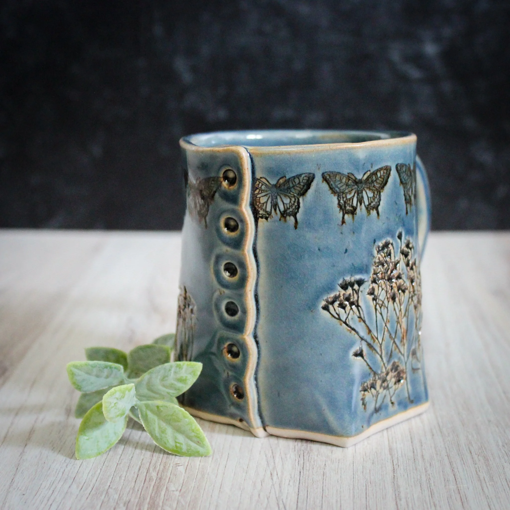 Blue Butterfly Mug