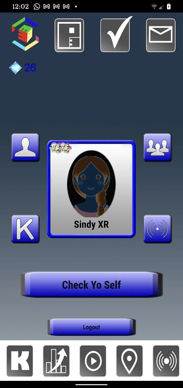 Check Yo Self! smartphone game