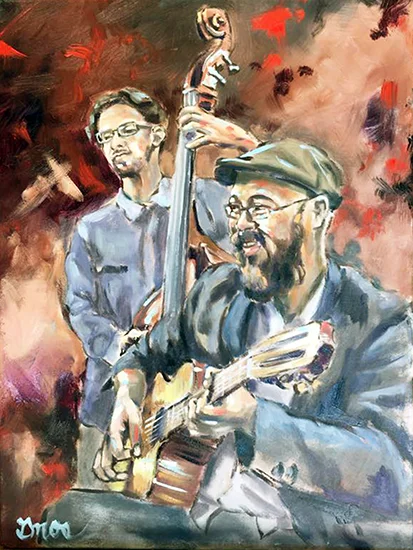 STUDY FROM GYPSY JAZZ | OIL ON LINEN | 16X12”