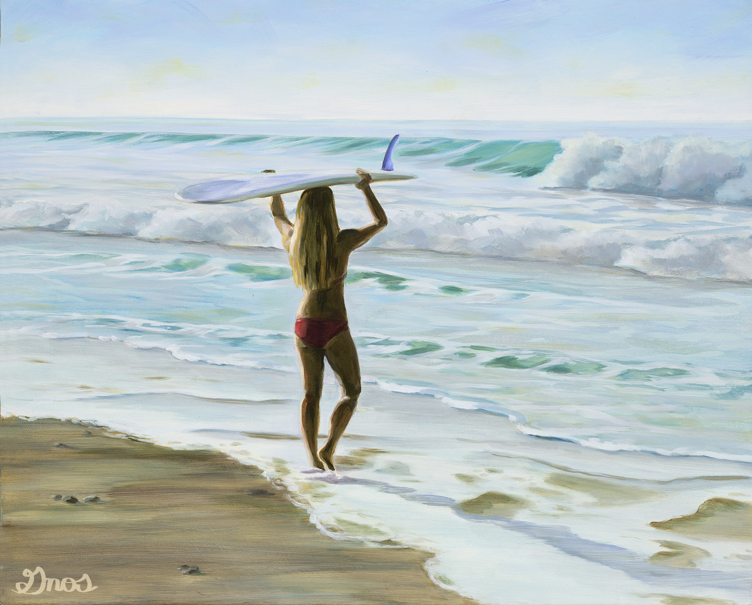 WADING OUT | OIL ON CANVAS | 16X20”
