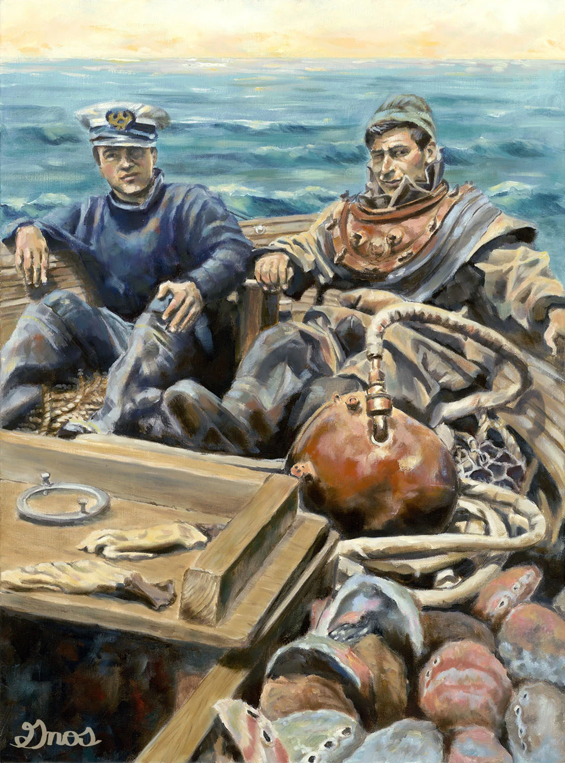 MEN OF THE SEA | OIL ON CANVAS | 18X24”