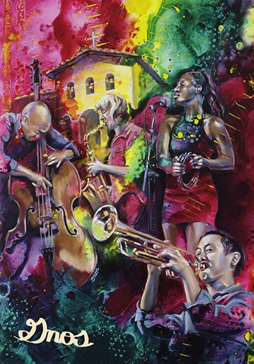 Party in the Plaza
Official Artwork for 25th Anniversary of Concerts in the Plaza