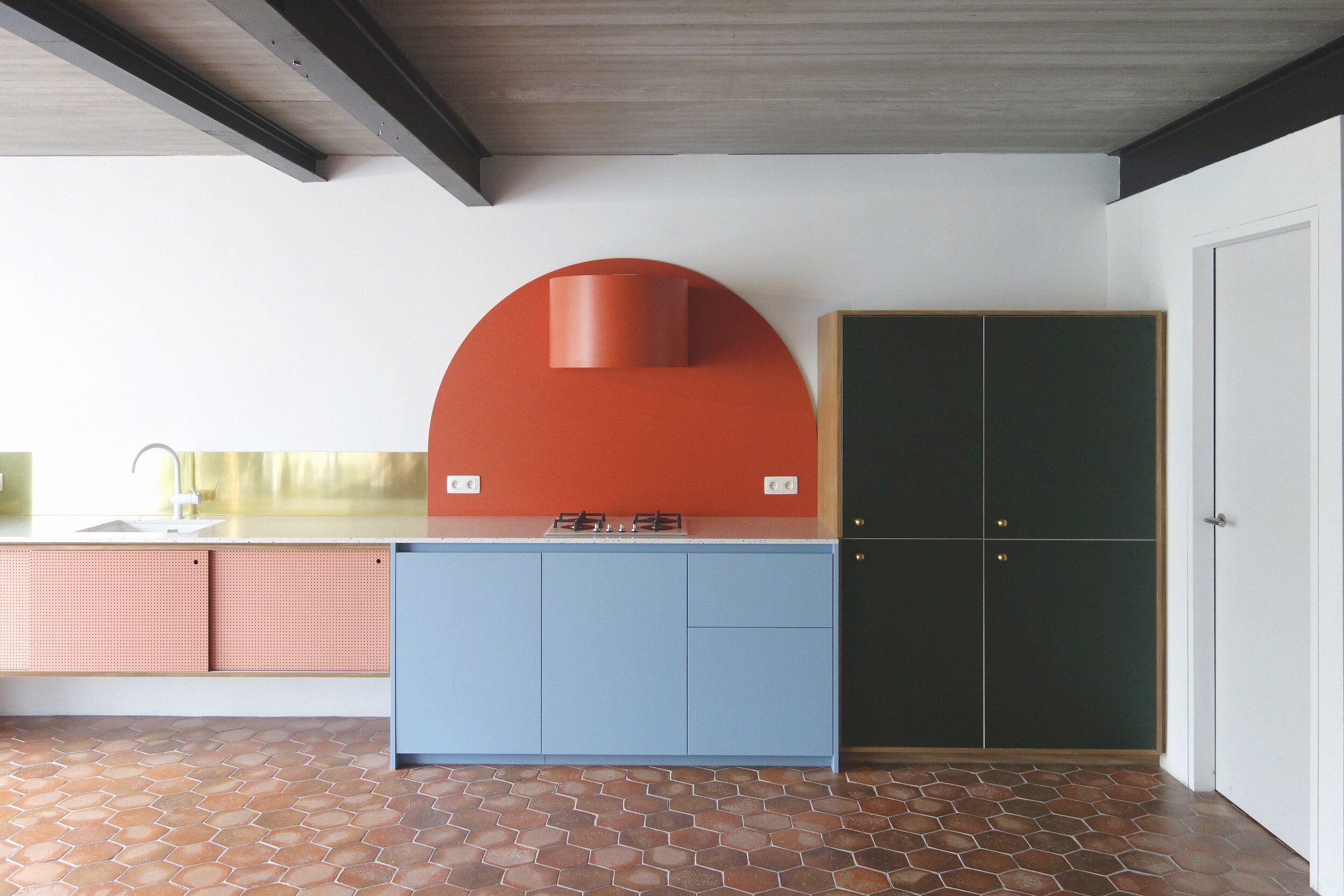 Feast Your Eyes on Designer Dries Otten’s Punchy Kitchens Dwell Photo by Dries Otten
