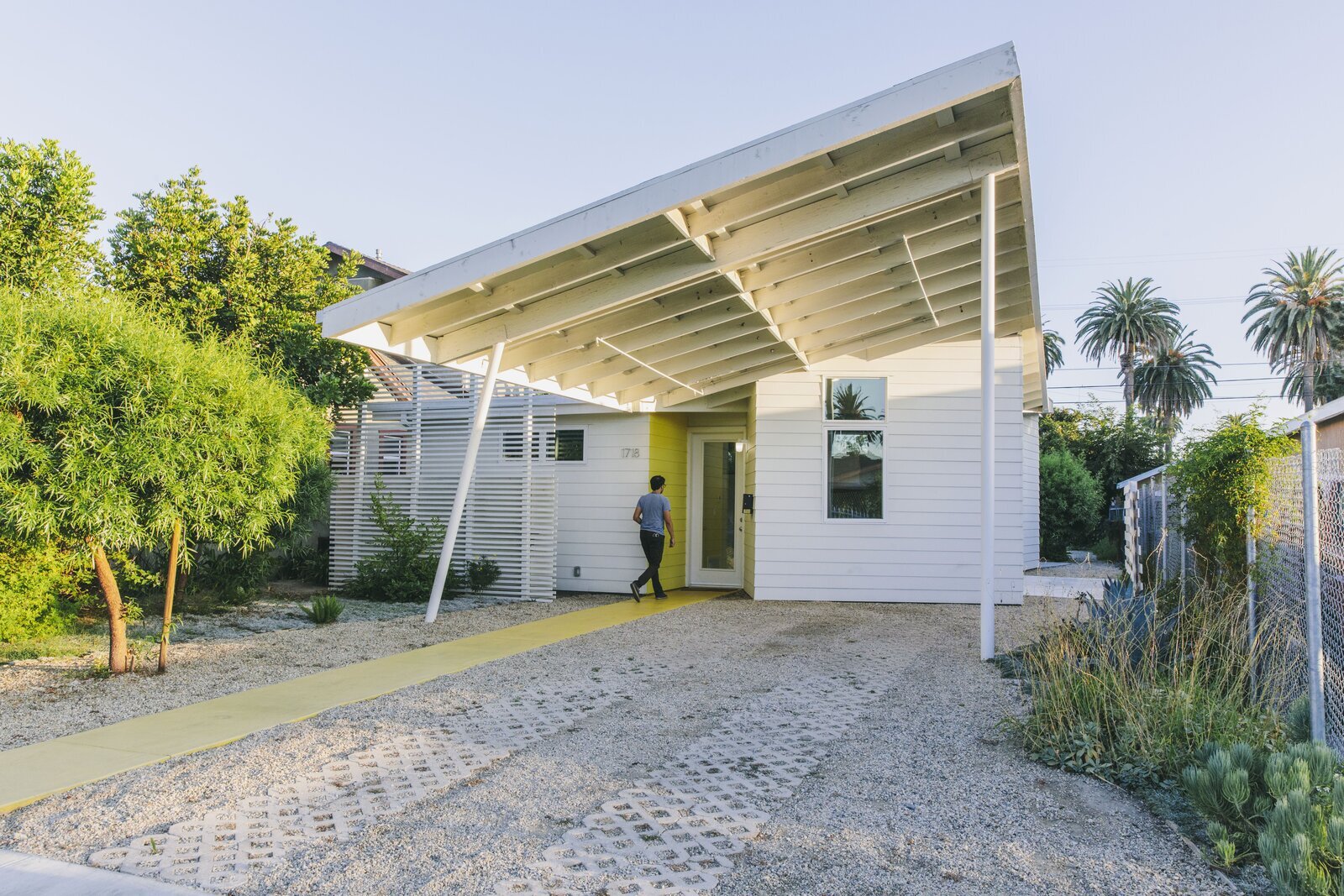 Affording America: A Los Angeles Home Built for Just $200K Revives a Neglected Infill Lot Profile of a Starter Home by Lehrer Architects Dwell November/December 2020 Photo by Farhad Samari