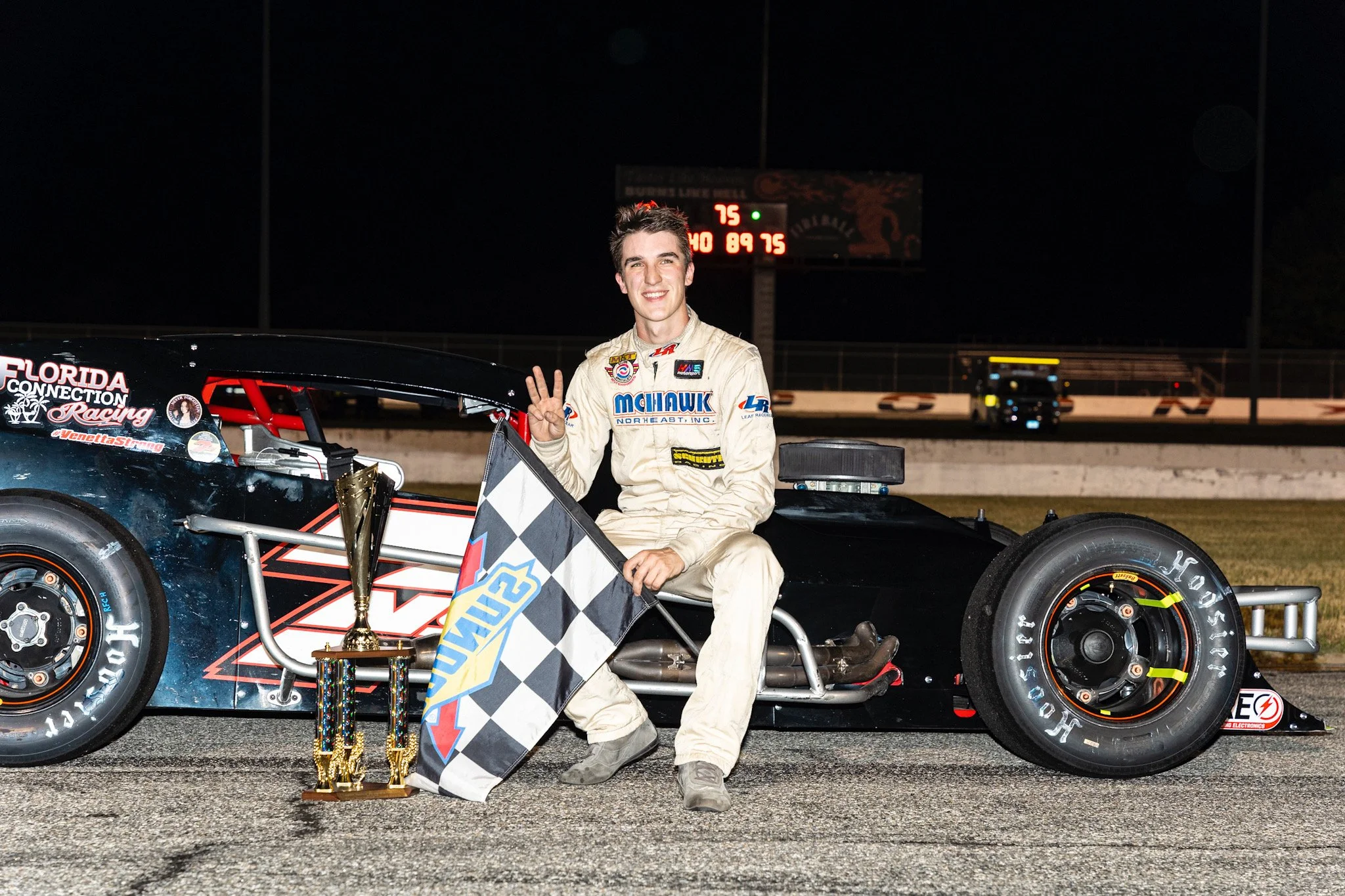 Mike Christopher Jr. Pockets $5,000 Prize in Nutmeg State 75 Presented by Twisted Tea at Thompson