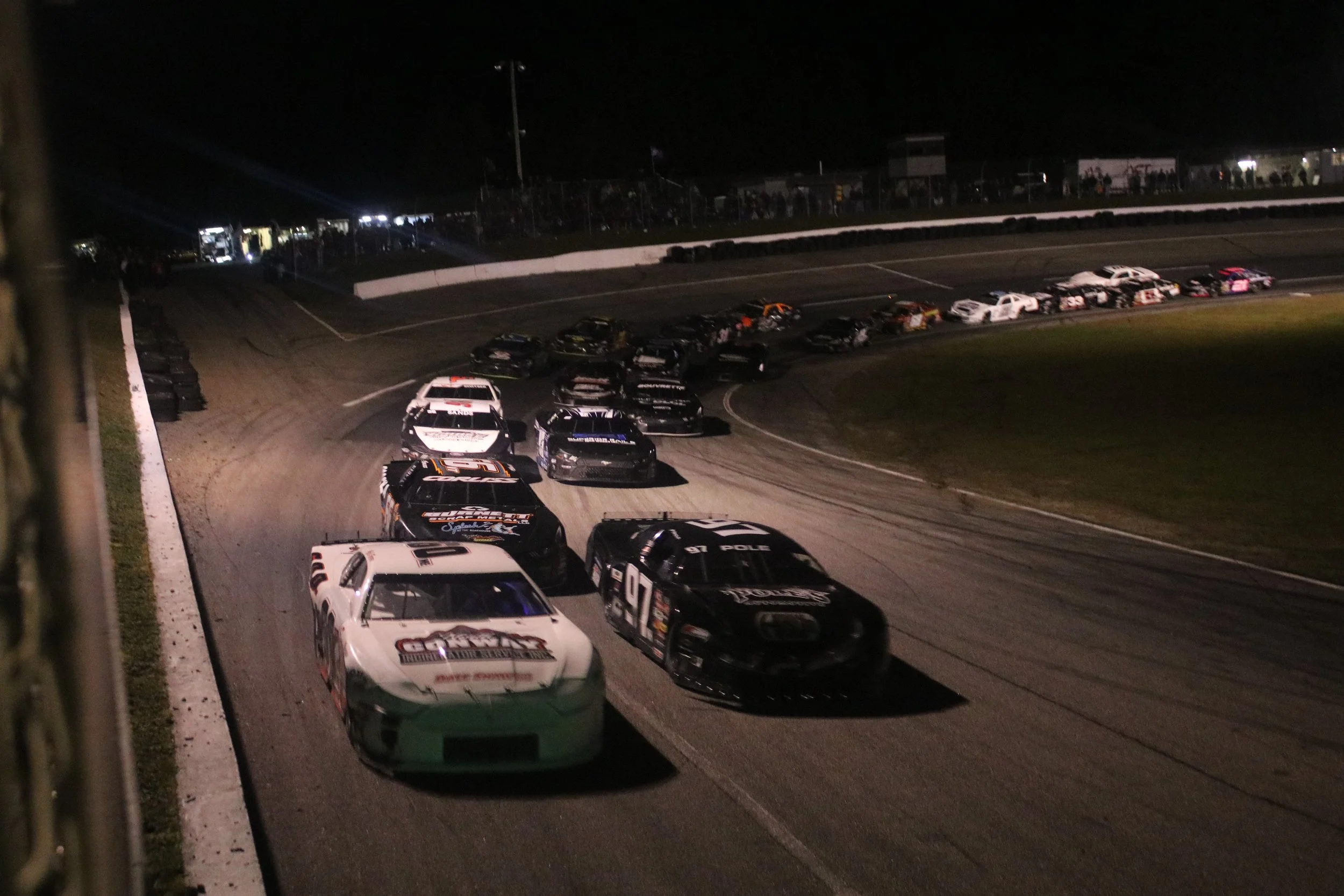Joey Pole Claims Third Fall Foliage Victory in Rowdy 200 Lap White Mountain Affair
