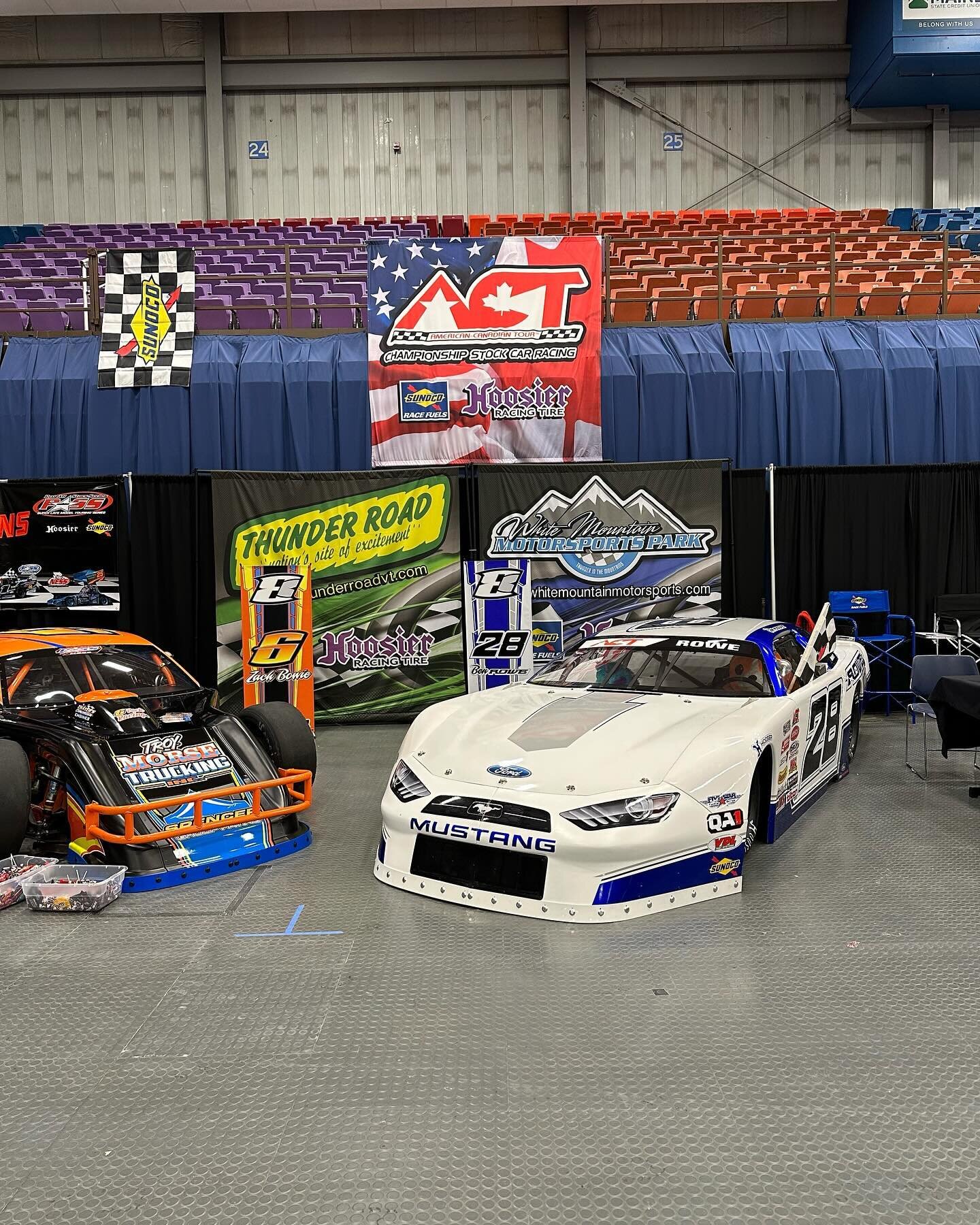 We&rsquo;re here at the Augusta Civic Center for the 35th annual Northeast Motorsports Expo! 

Stop by and grab your 2024 schedules for the American-Canadian Tour, @thunderroadvt and @whitemountainmotorsportspark