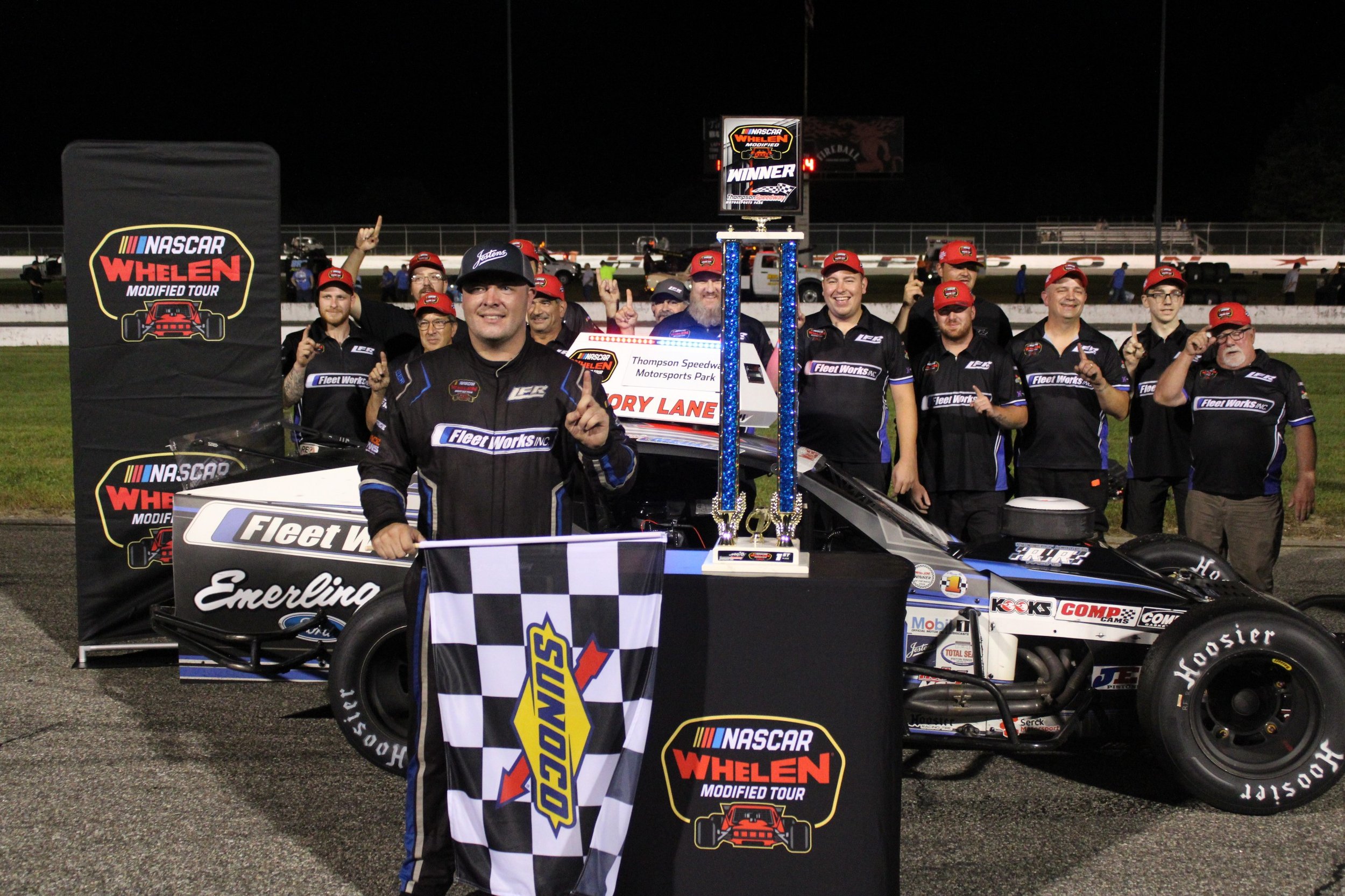 Patrick Emerling Dominates Annual NASCAR Whelen Modified Tour Midweek Thompson 150