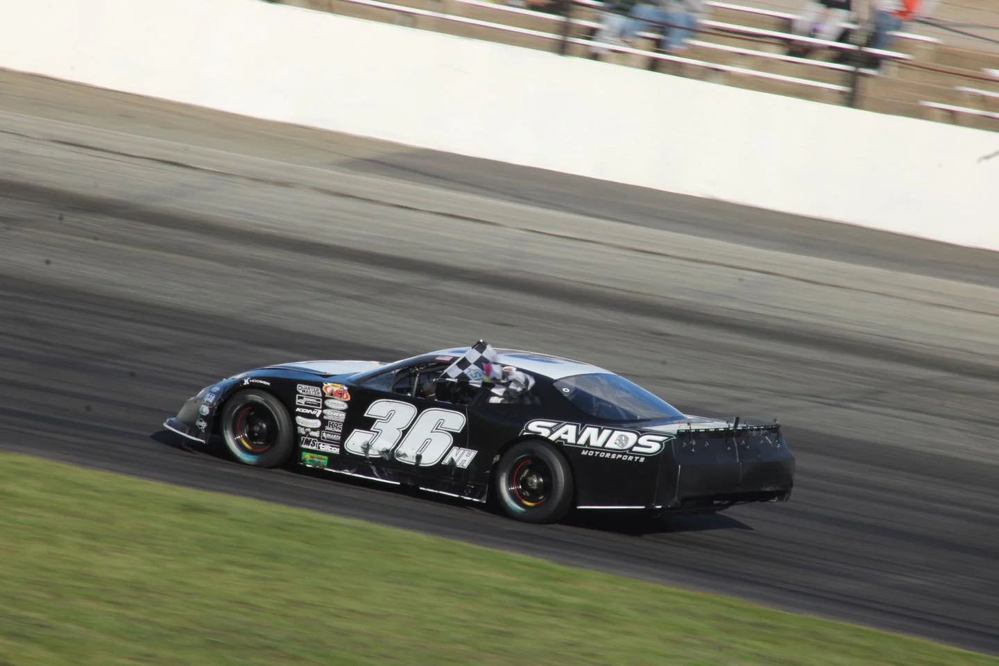 Erick Sands WINS the Haunted Hundred at Seekonk Speedway! 
He got the better of Will Larue after a tremendous race long battle to take home his second career Milton CAT American Canadian Tour victory
30 of 31 cars finished the caution free event th
