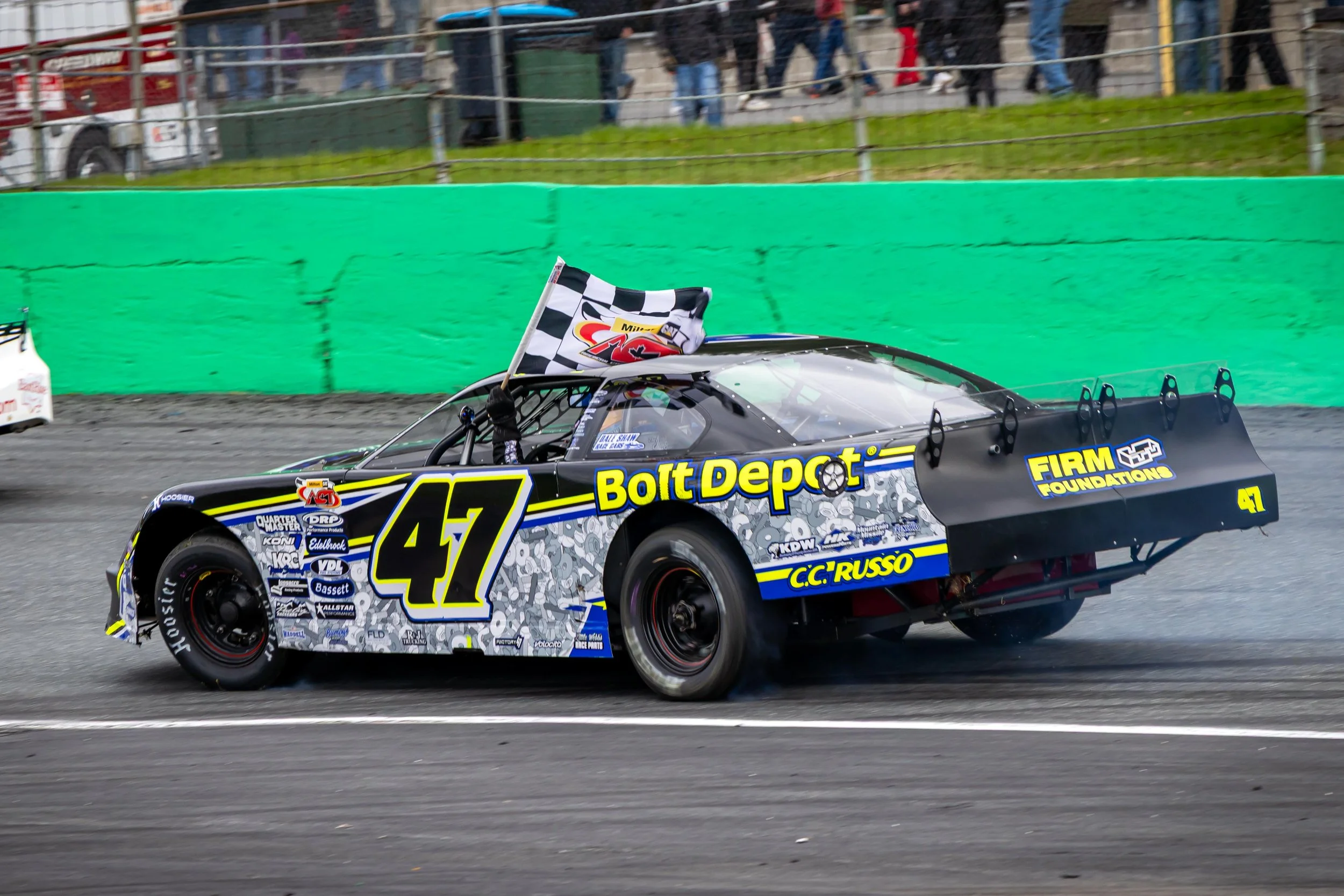 Gabe Brown Goes for Two-in-a-Row on the Milton CAT American-Canadian Tour with Community Bank 150 Victory