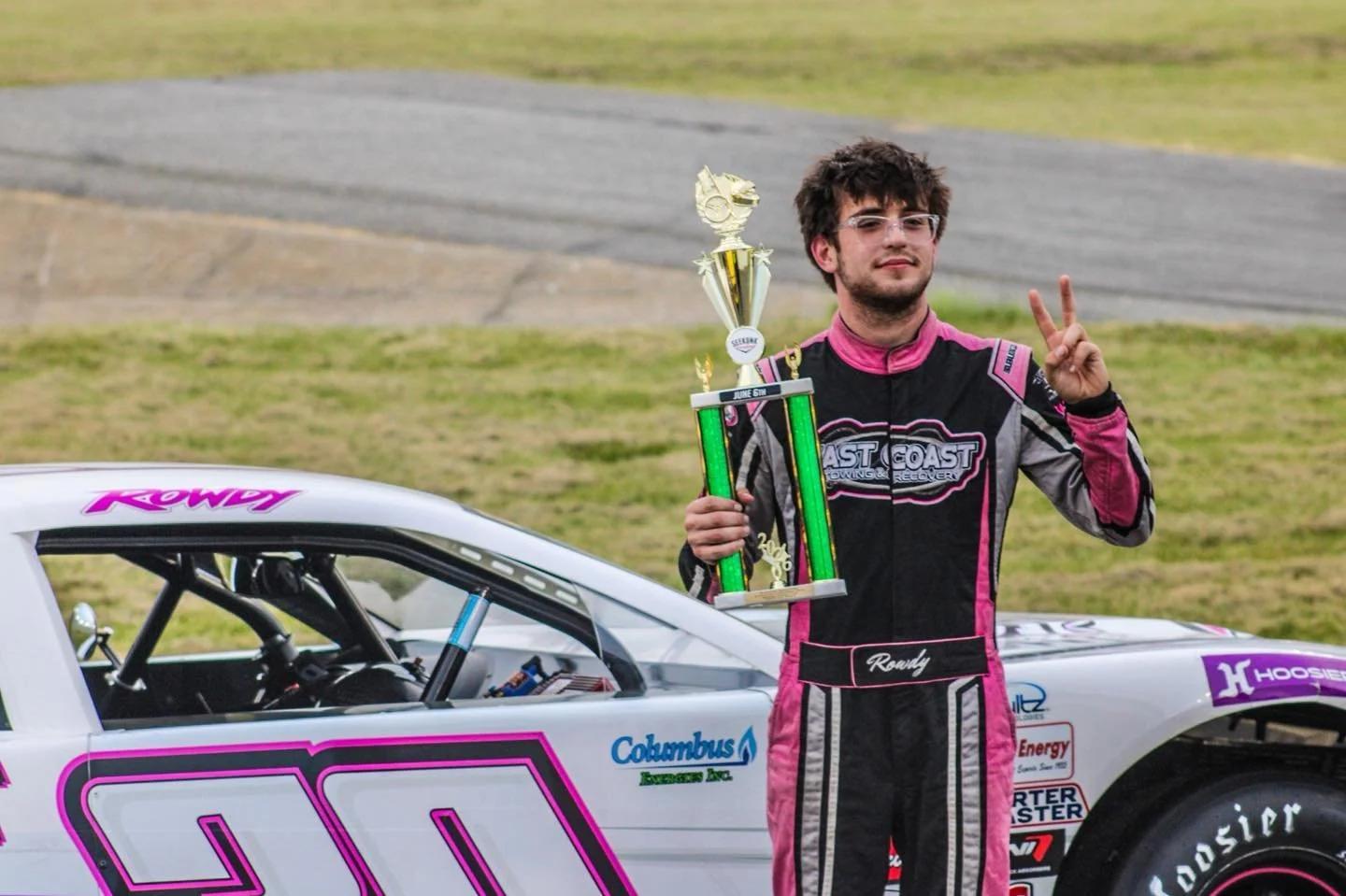 He badly wanted the win, but Jacob &ldquo;Rowdy&rdquo; Burns wowed the hometown fans with an excellent 2nd place run.

Milton CAT | North East Short Track Network
