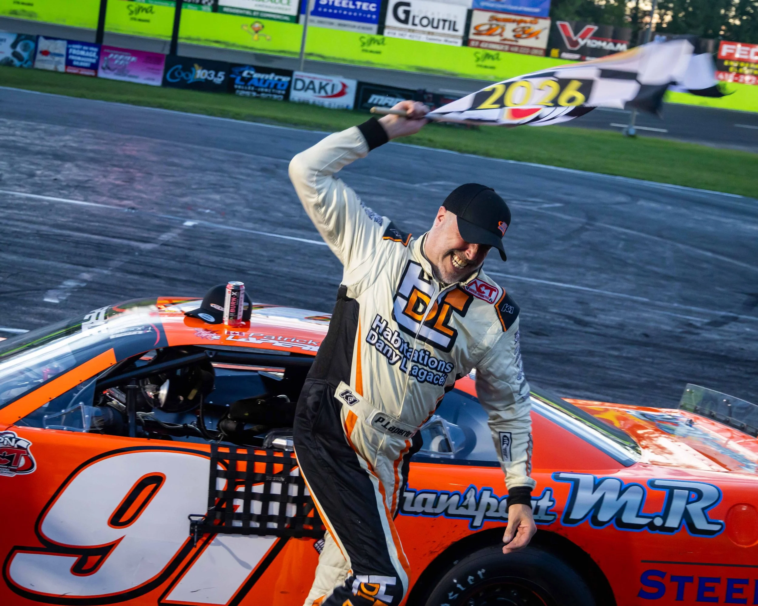 ‘Le Grand’ Patrick Laperle Back in Milton CAT American-Canadian Tour Victory Lane at Autodrome Chaudiere