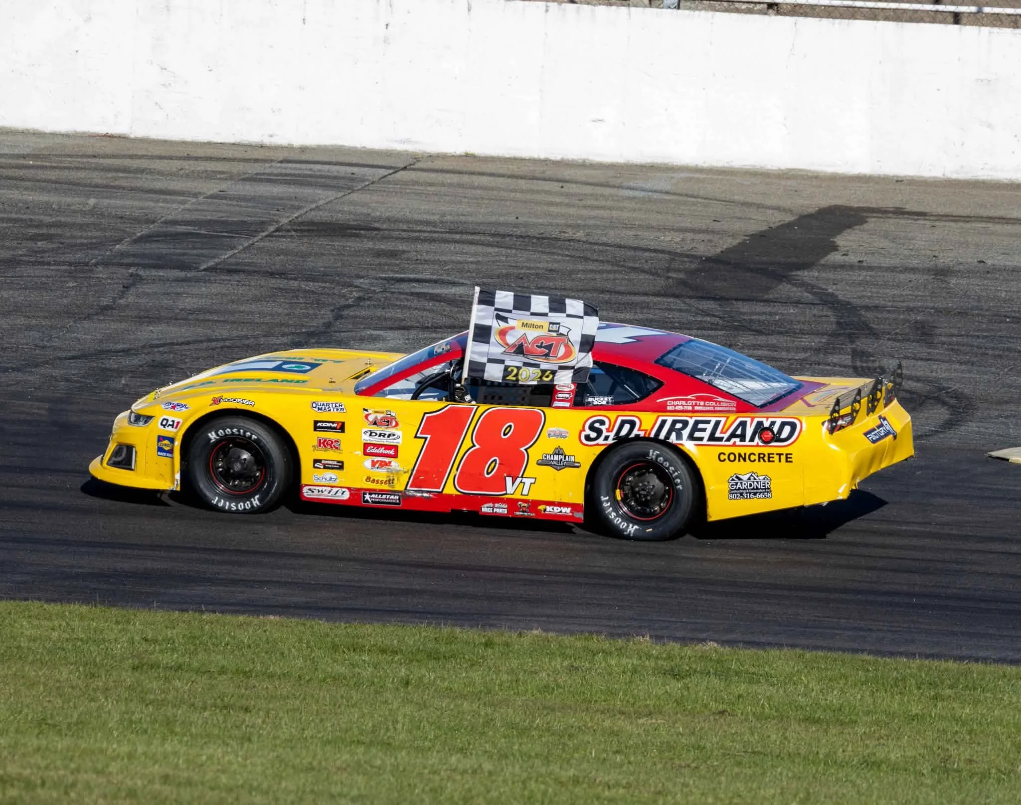 Kaiden Fisher Becomes Youngest Milton CAT American-Canadian Tour Champion in Season Sweep at Seekonk Speedway