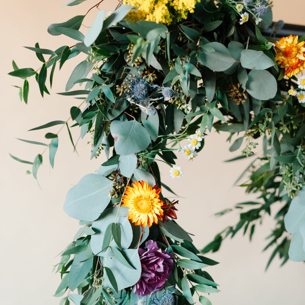 Wildflower Eucalyptus Garland — Mum's Weddings