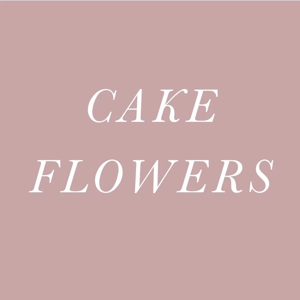 Montana Sapphire Cake Flowers