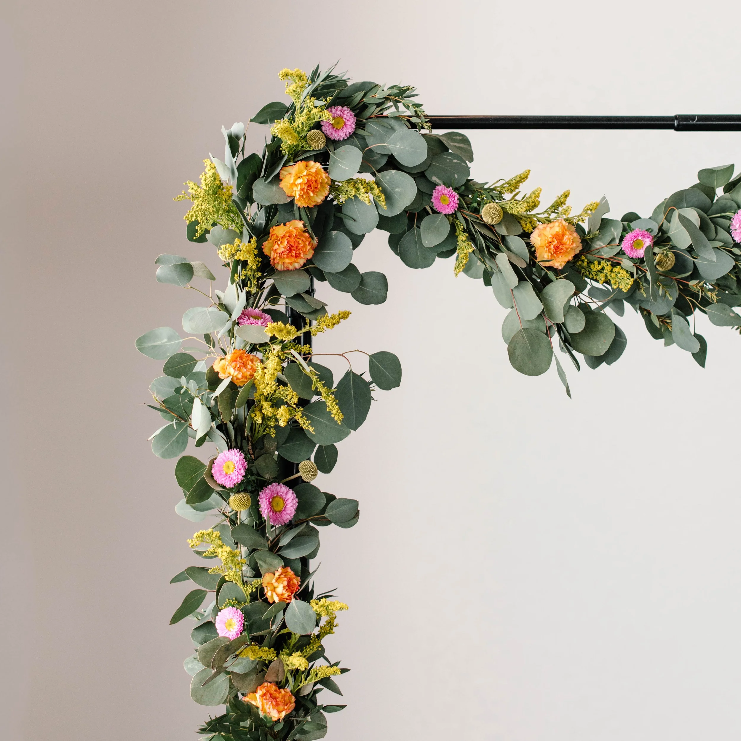Wildflower Eucalyptus Garland with Floral
