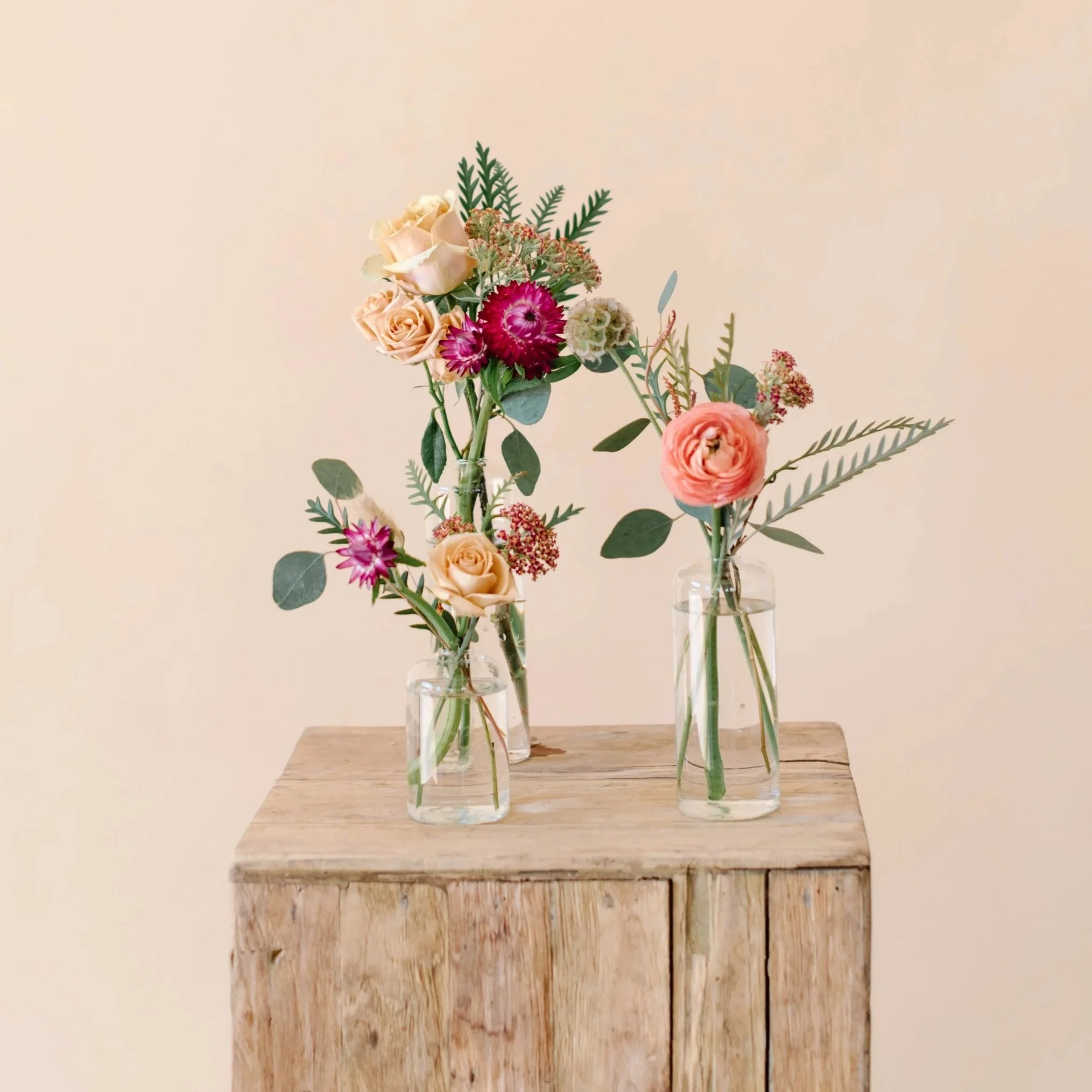 Amber Dusk Bud Vases