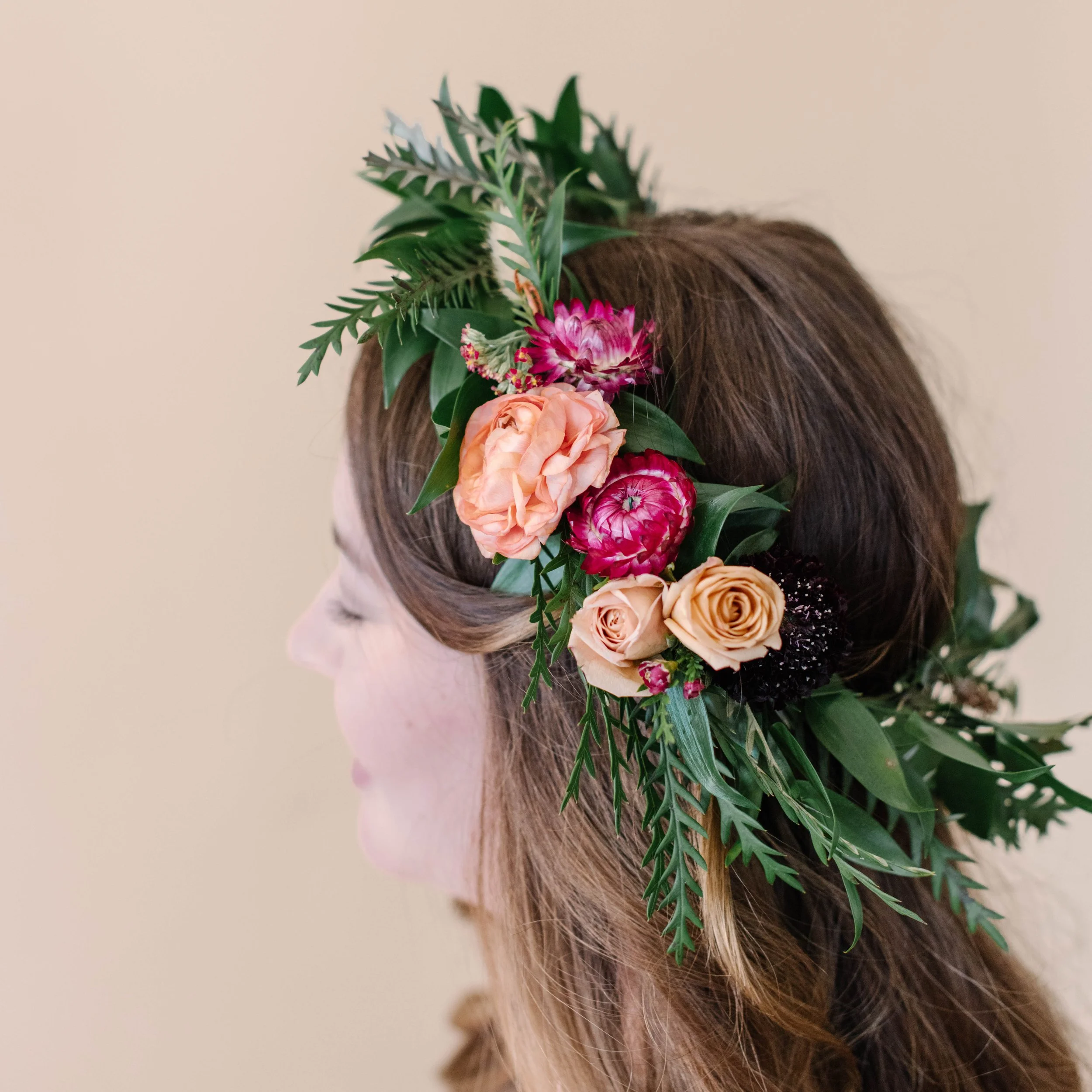 Amber Dusk Flower Crown