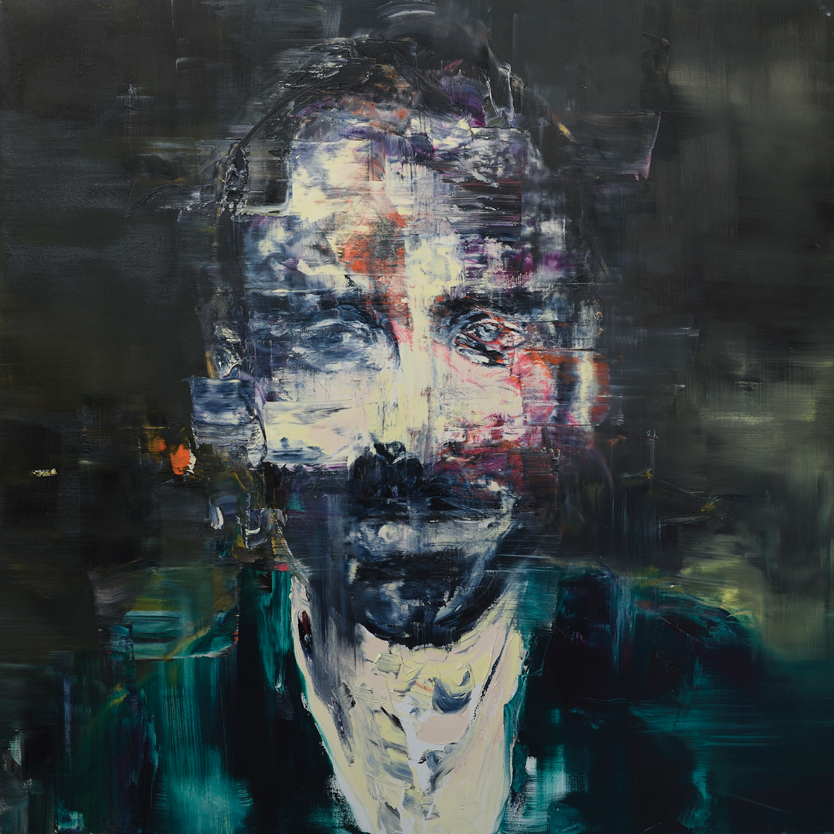   Self-portrait , 2017 Oil on canvas 72 x 72 inches (183 x 183 cm) 