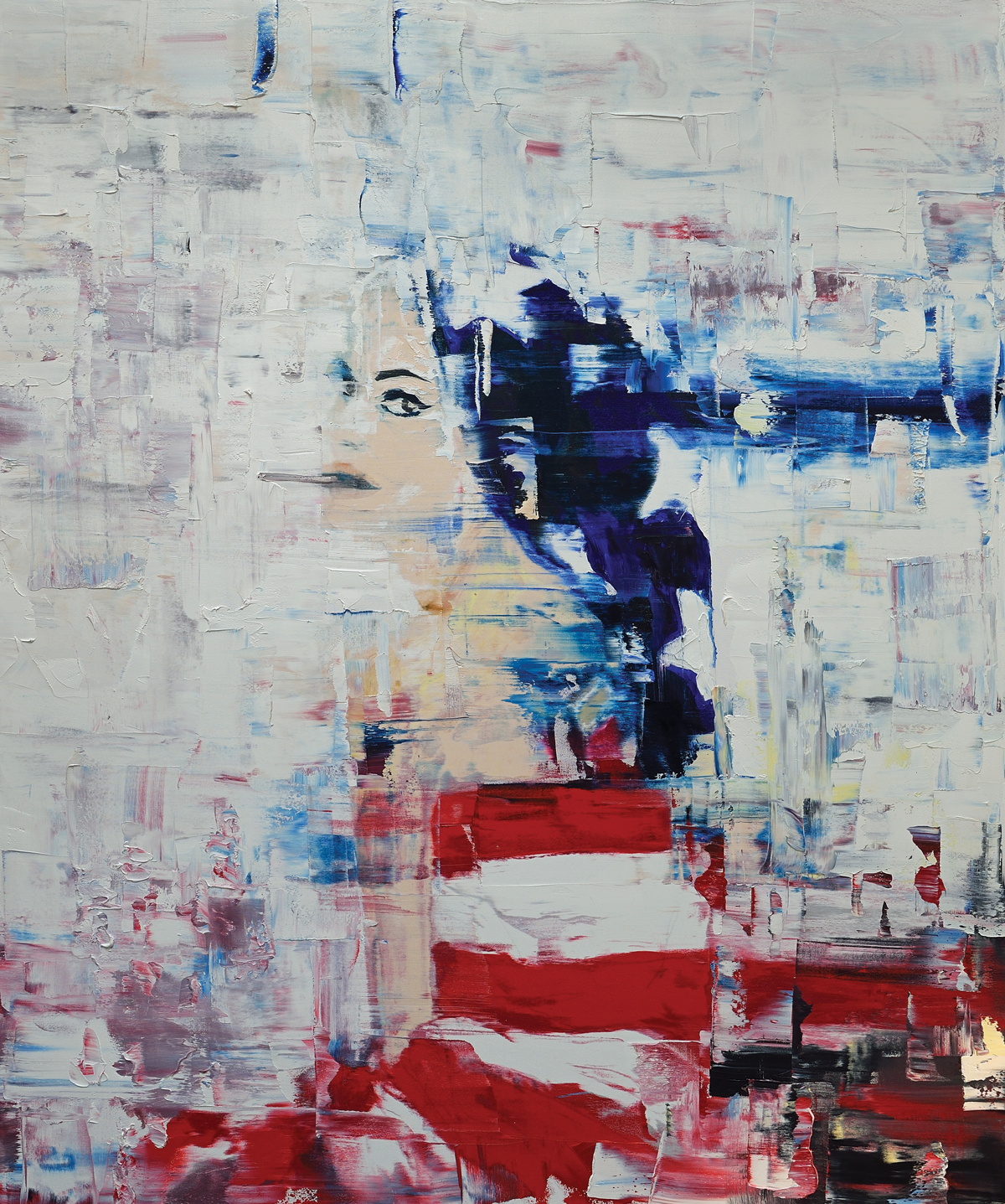 Untitled , 2017 Oil on canvas 72 x 60 inches (183 x 152 cm)
