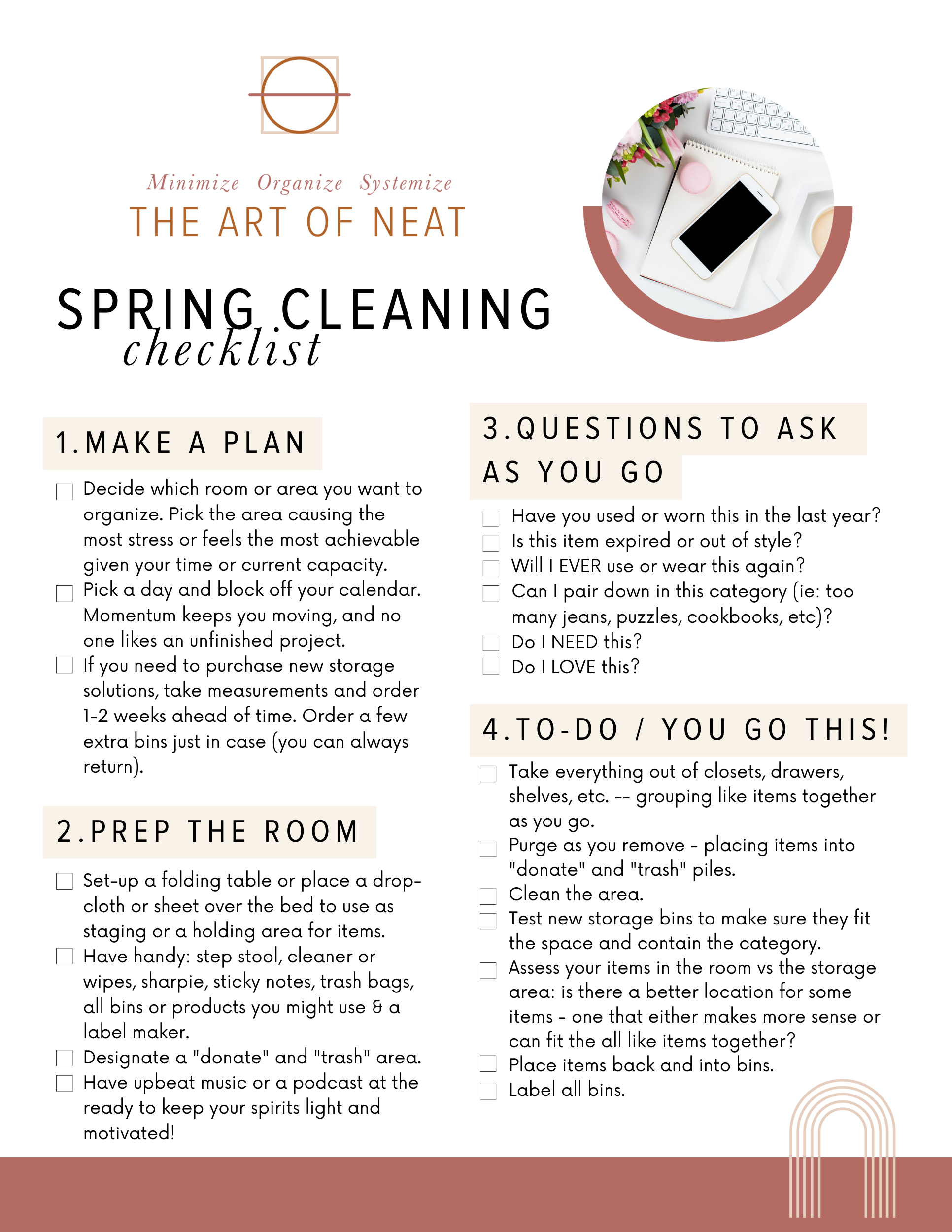 Spring Cleaning Checklist