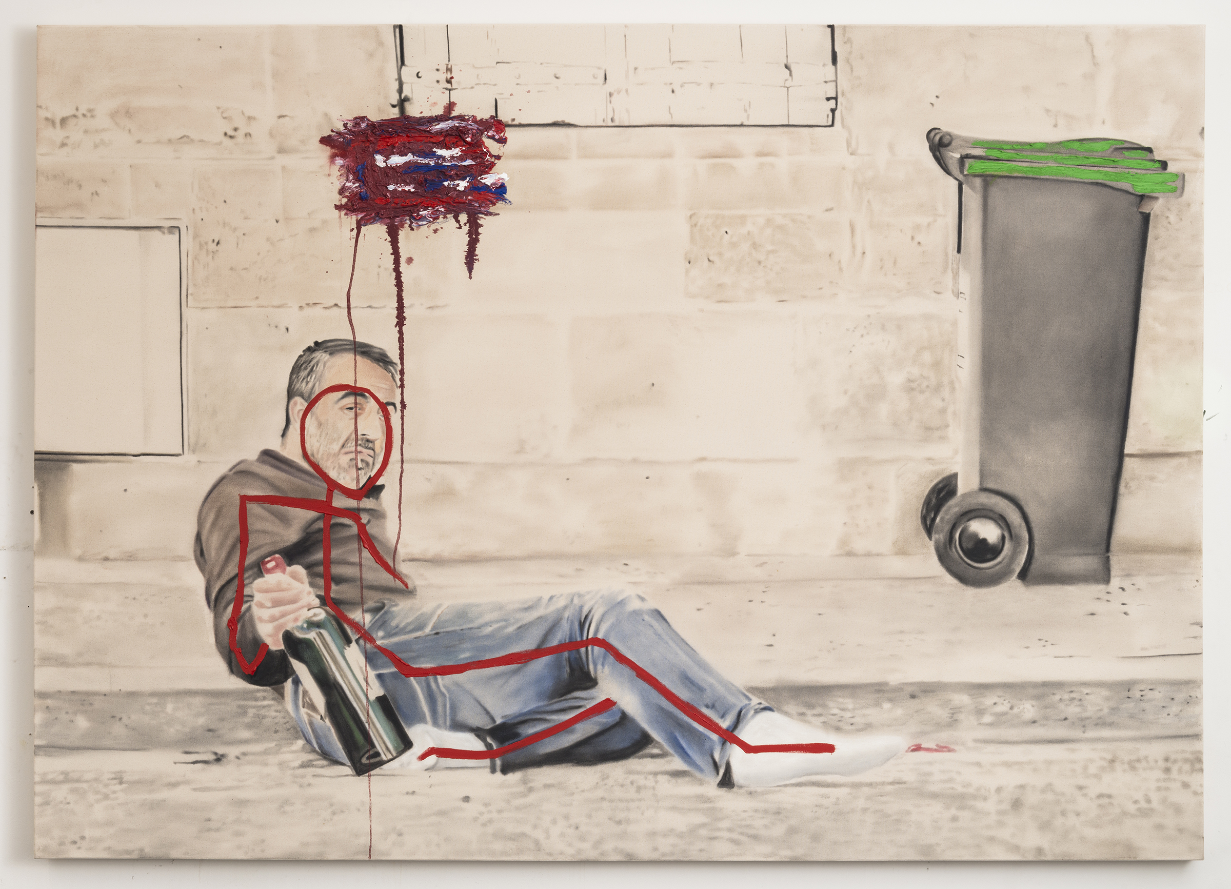 So What I'm drunk, 2014. Oil on canvas, 48 x 72.jpg