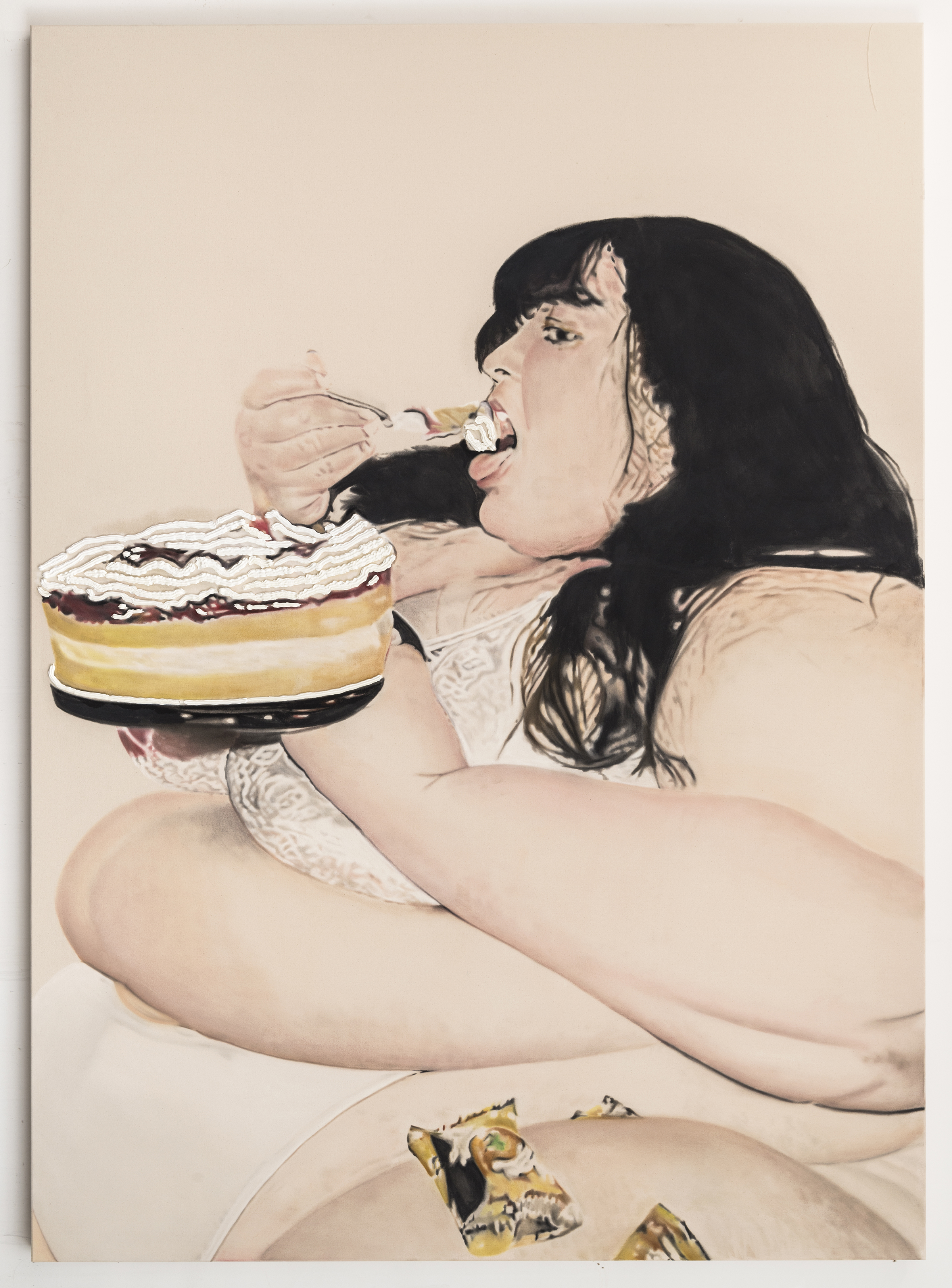 StrawberryShortcake, 2014. OPil on canvas. 108 x 78.jpg