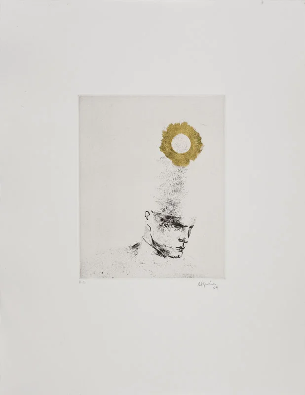 Sans titre (MAC rond dore) , 2004. 