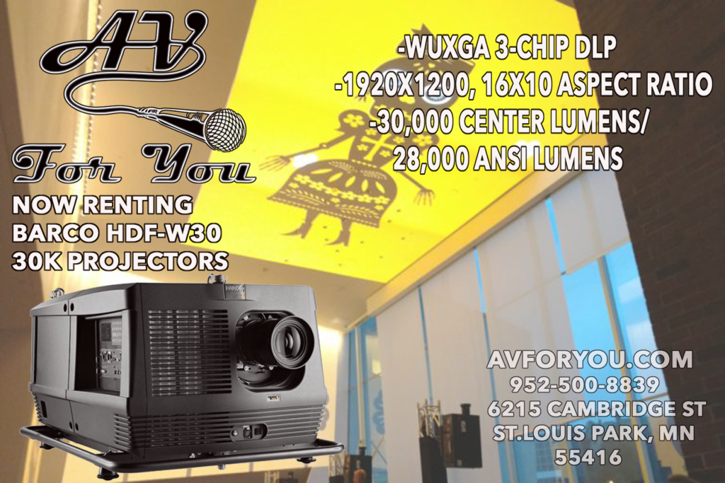 30,000 Lumen Projector