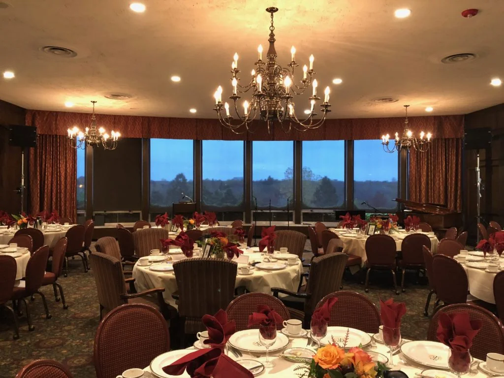 Choir performance at Town and Country Club