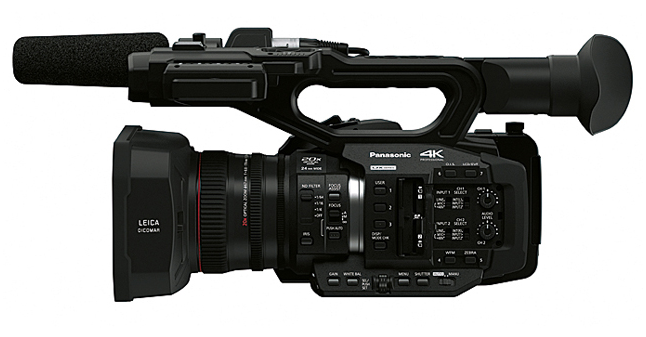 Panasonic AG-UX180 4K Premium Professional Camcorder and Vinten Pro6 HDV Tripod