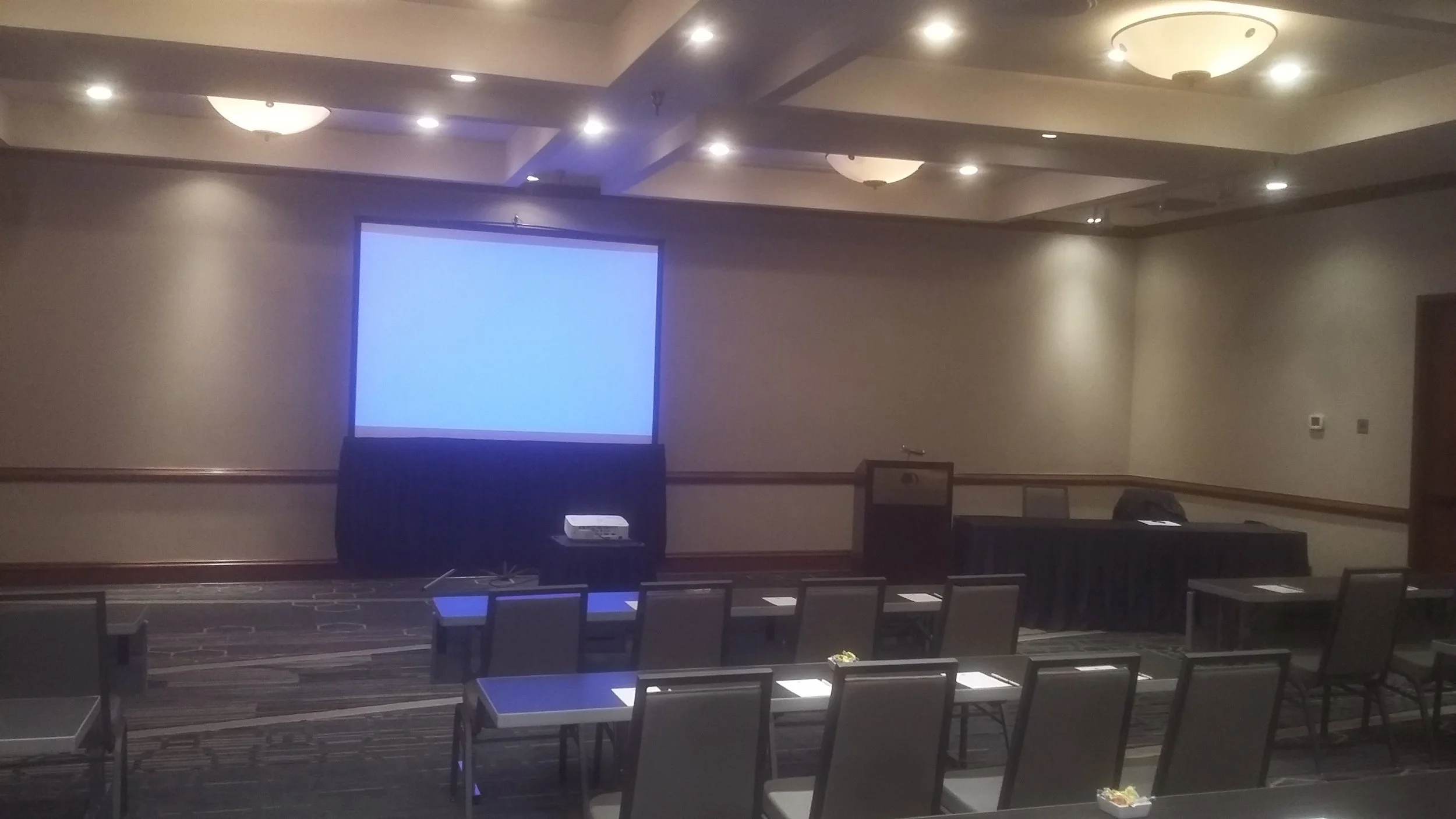 Projector and Screen Rental at the Double Tree in Minneapolis