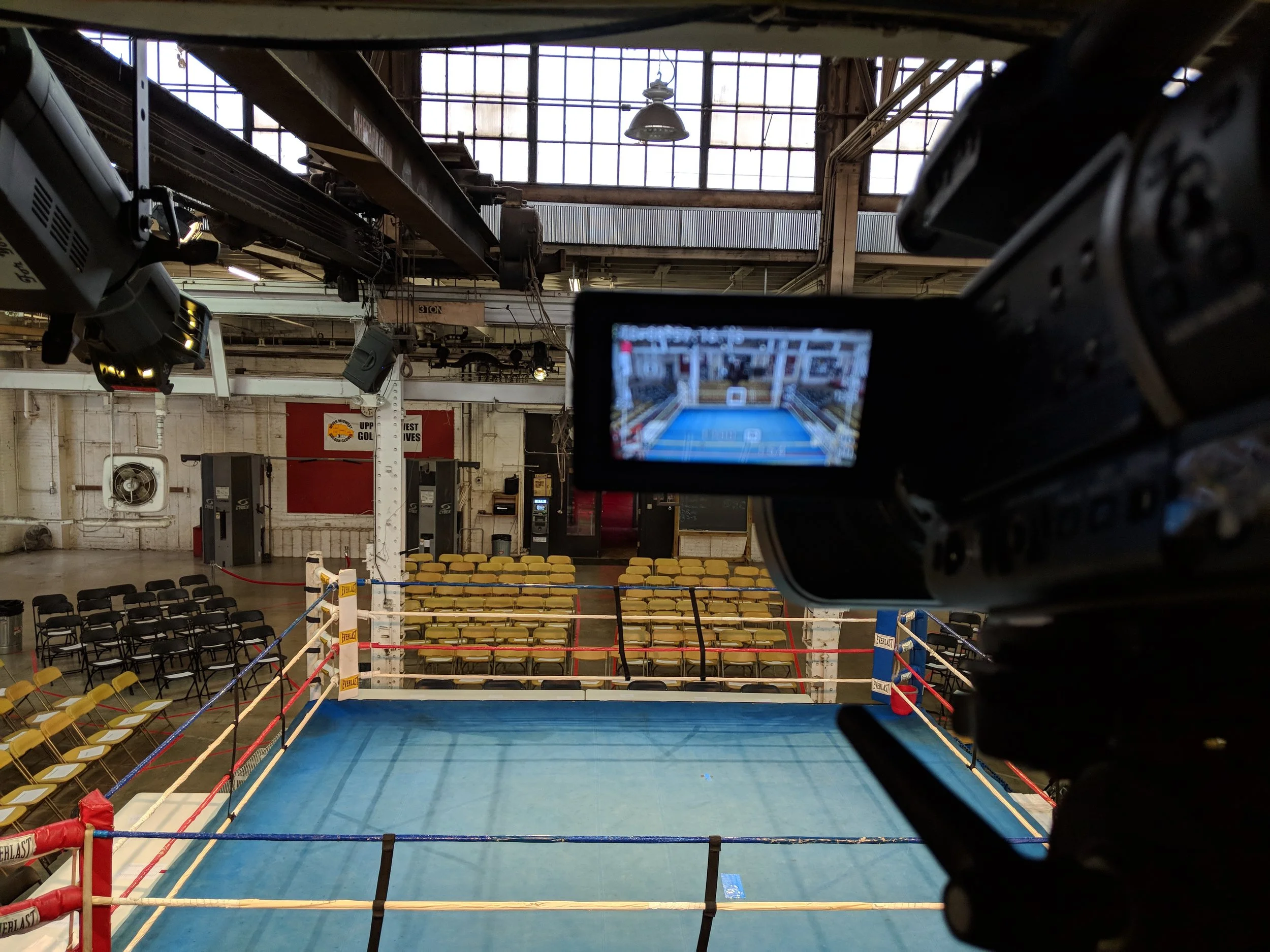 Audio, Video and Lighting Rental at Uppercut Boxing Gym in Minneapolis