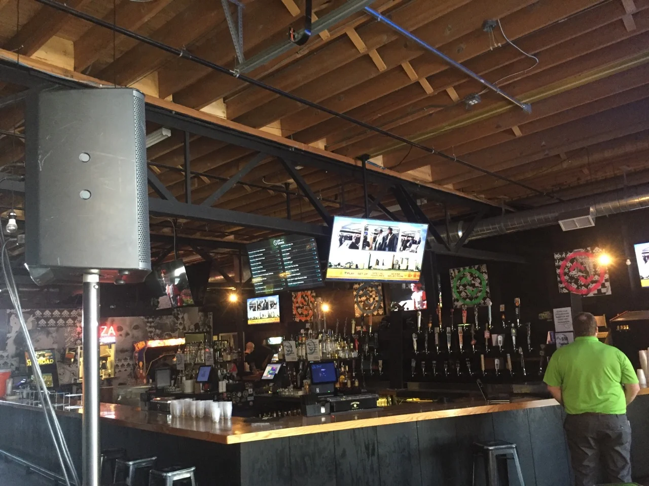 Speakers and Microphone Rental at Up-Down in Minneapolis