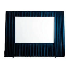 $300 Fastfold Screen with Drape 14' x 8’