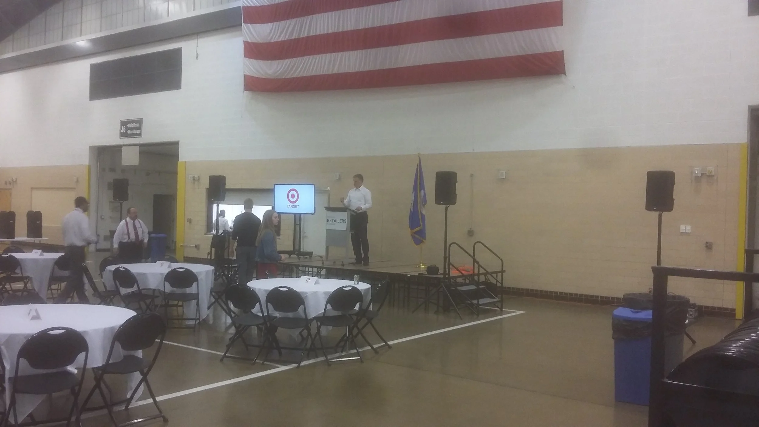 Speaker and Microphone Rental at Cedar Street Armory in St Paul