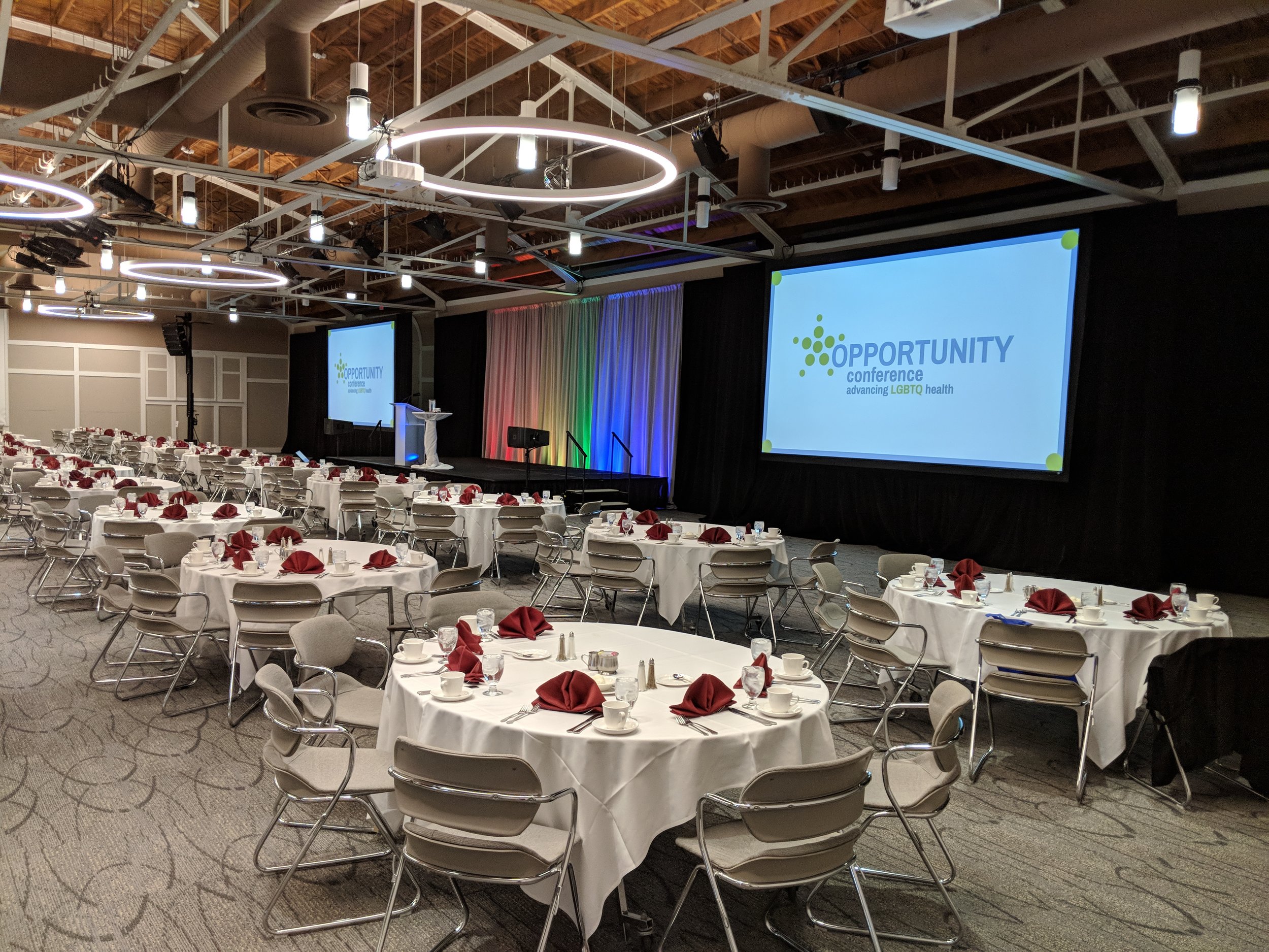 Rainbow Health Conference at the Earle Brown Heritage Center