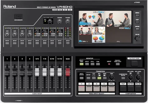 New Equipment at AV for You:  Roland VR-50HD Mixer