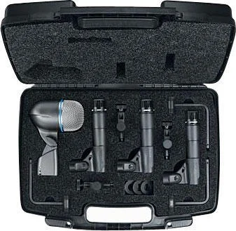 $90 6-Mic Drum Kit with Stand and Clips