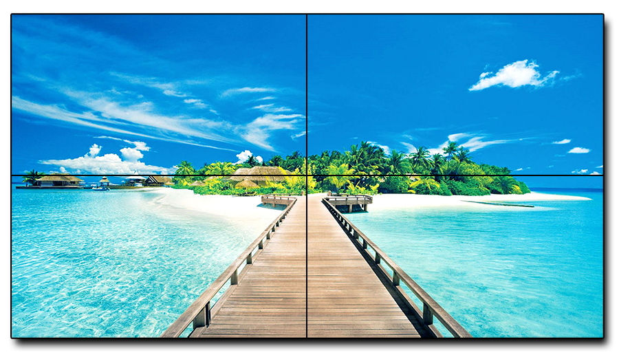 (Call for Price) 92” Diagonal Video Wall 2x2
