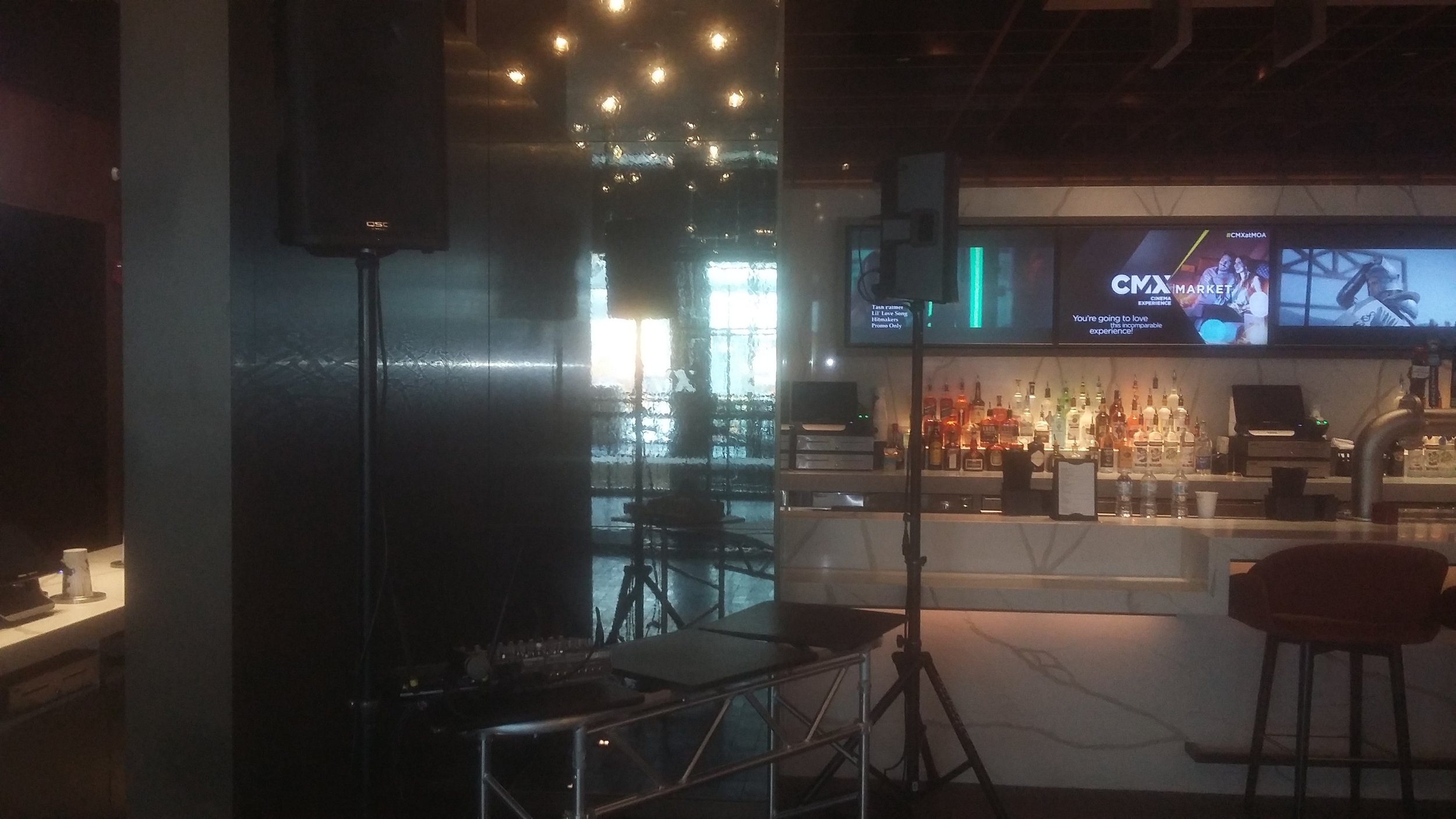 Lighting and DJ Equipment Rental for CMX Theater Grand Opening at Mall of America