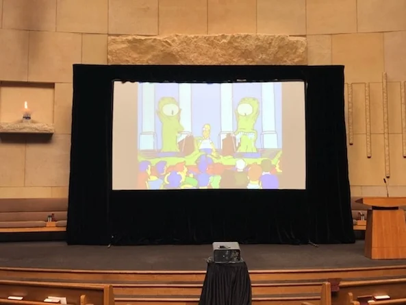 Projector and Screen Rental for an Annual Event in Minnetonka
