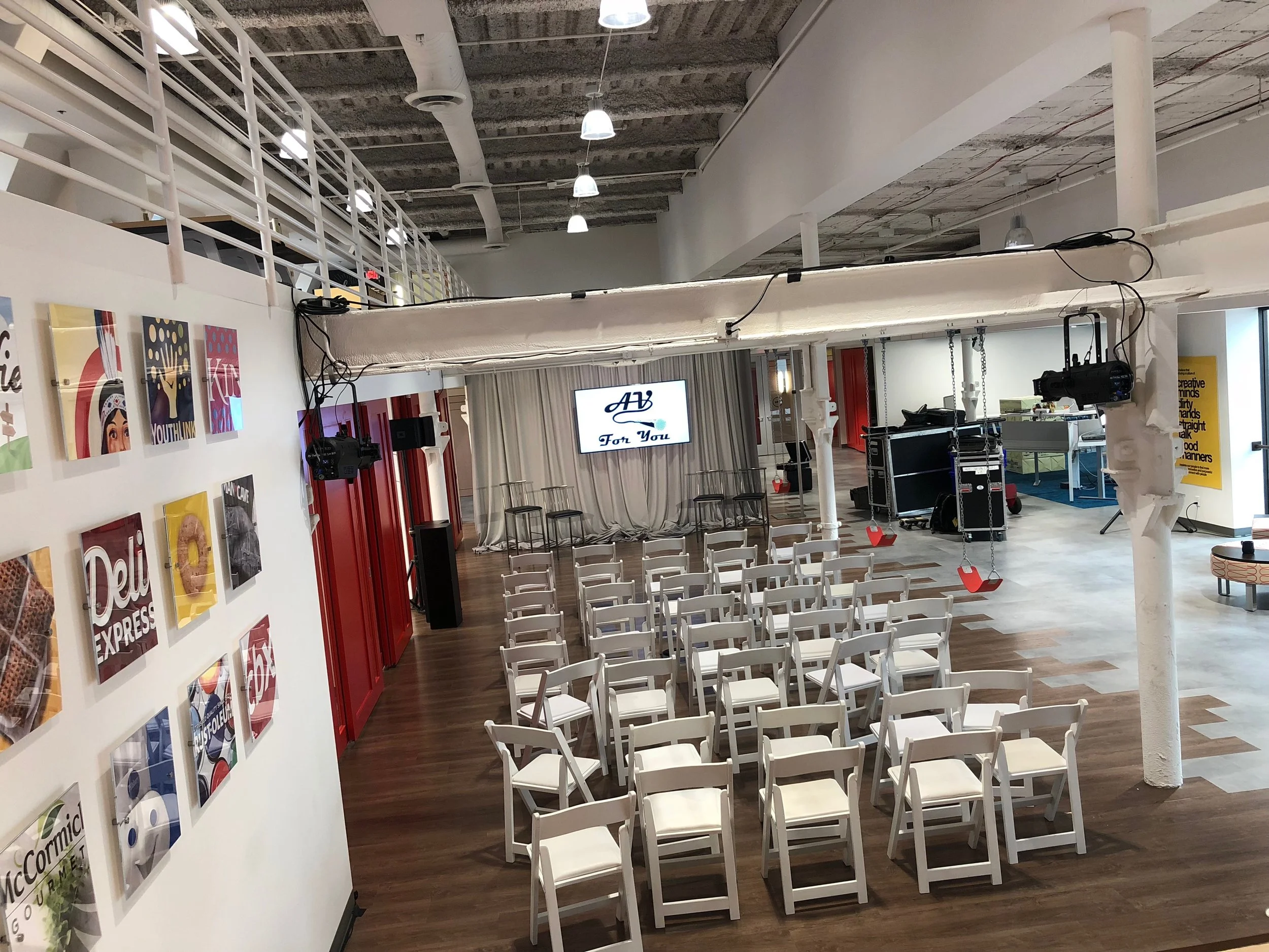 Picture of AV for You rental equipment for Minneapolis event