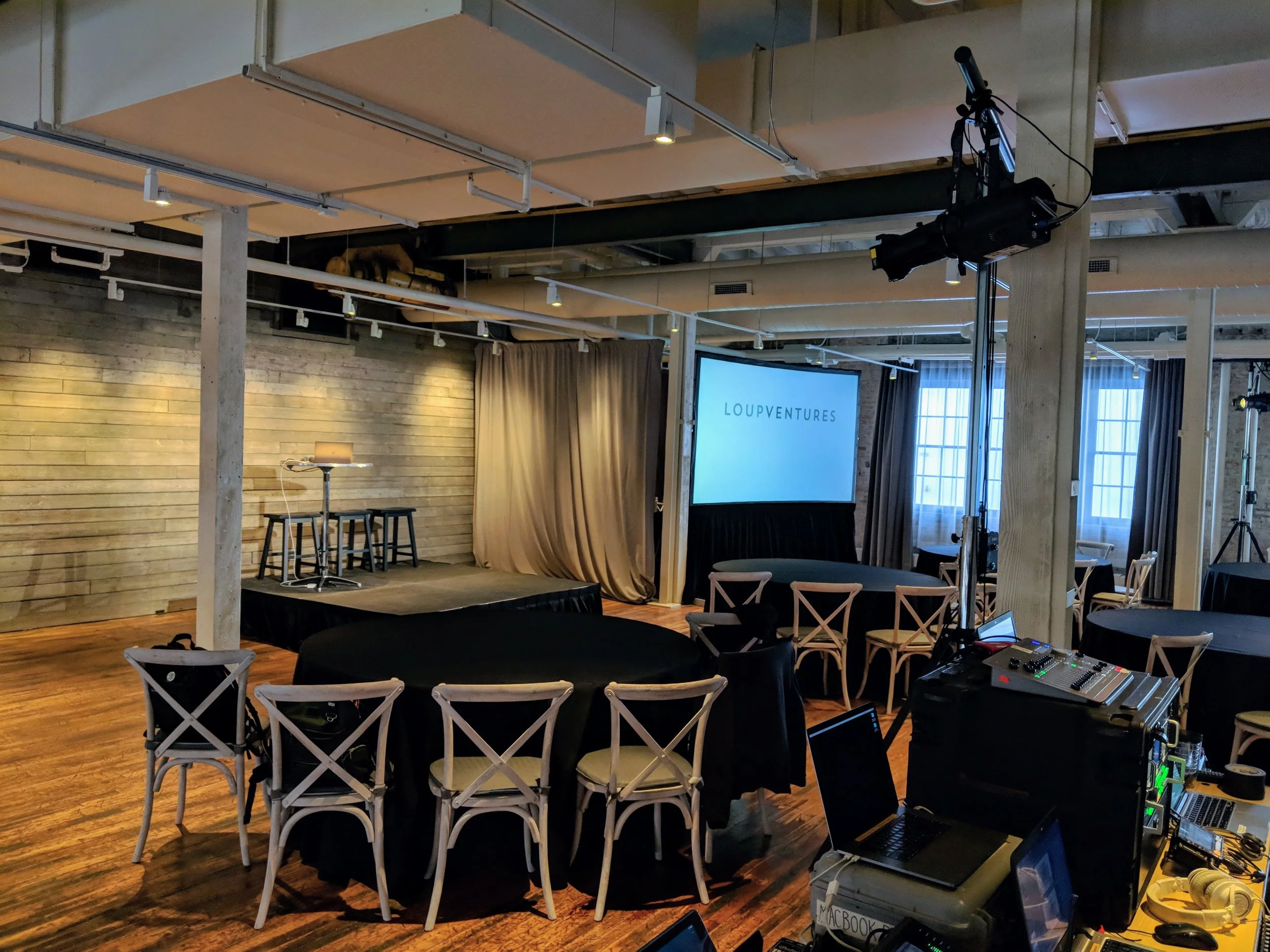 Audio, Video and Lighting Rental at The Machine Shop in Minneapolis