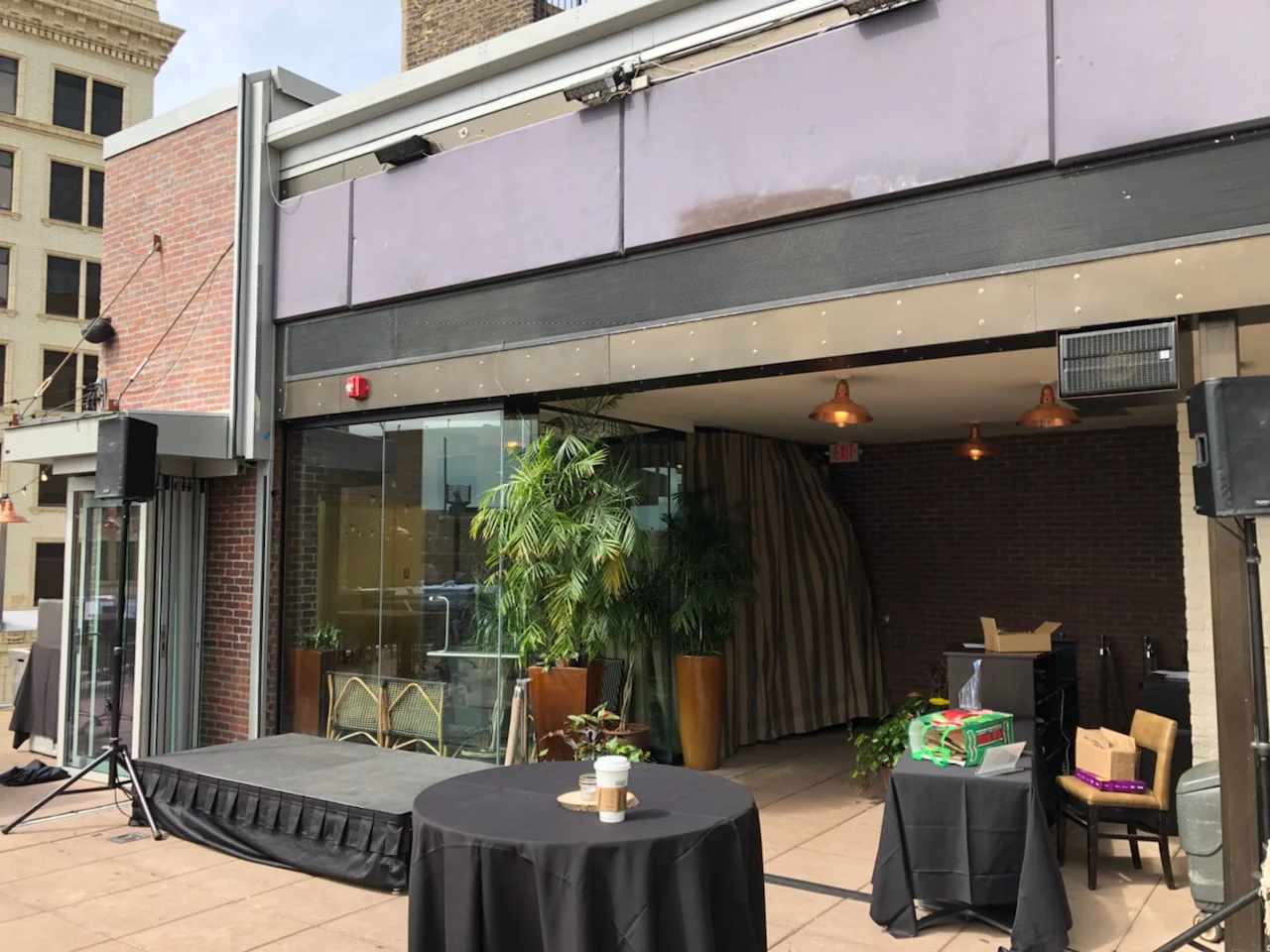Audio and Stage Rental at Union Restaurant in Minneapolis  
