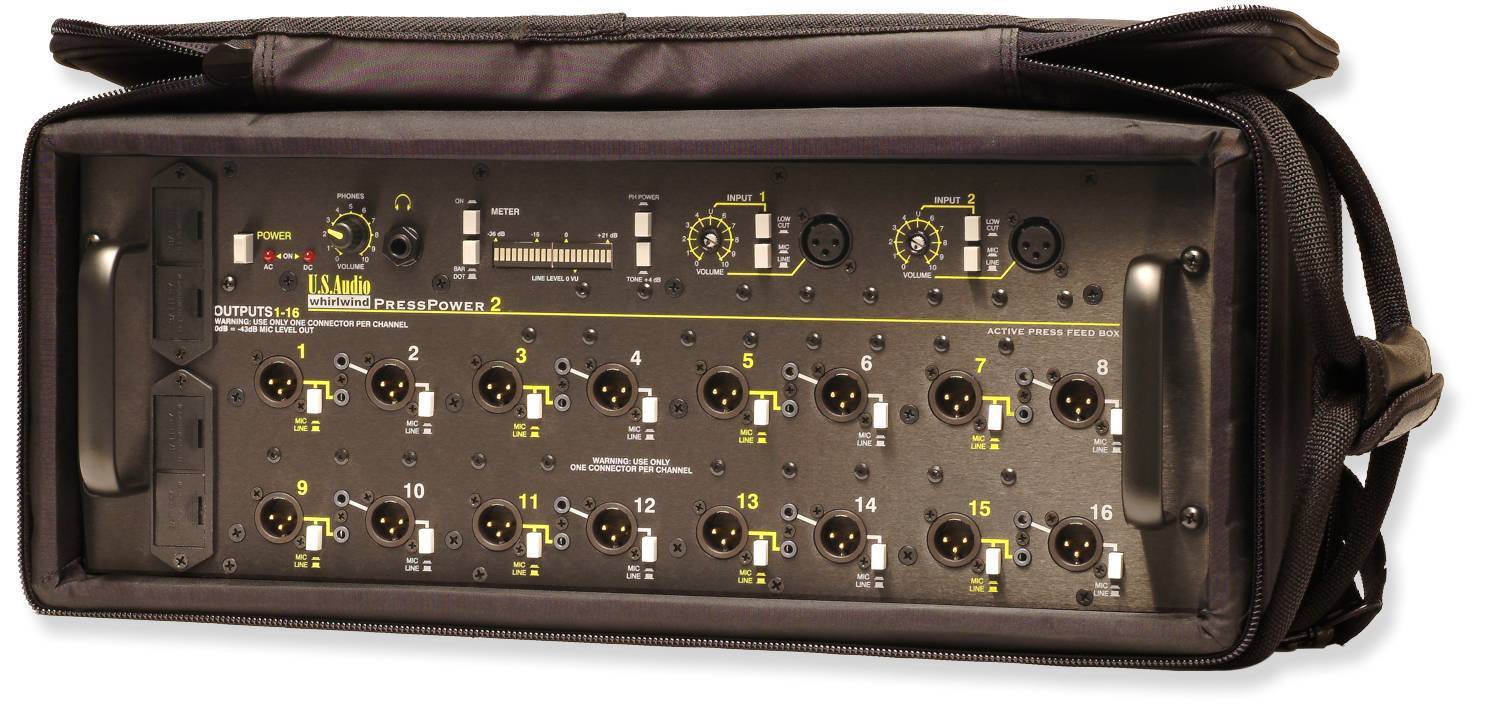 $65 16-Channel Whirlwind PressPower2 Active Press Box